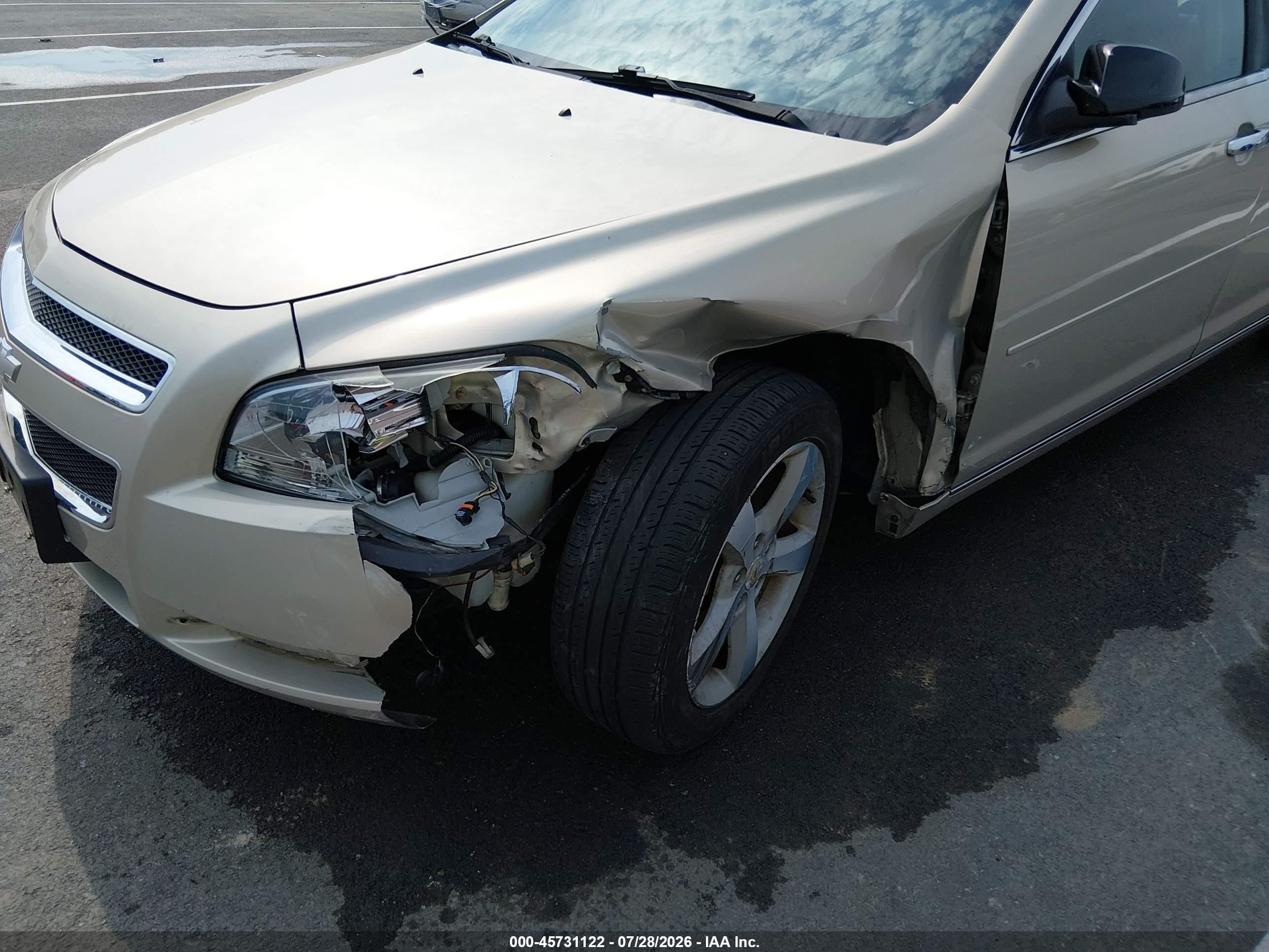 2012 Chevrolet Malibu 1lt Gold vin: 1G1ZC5E09CF127019
