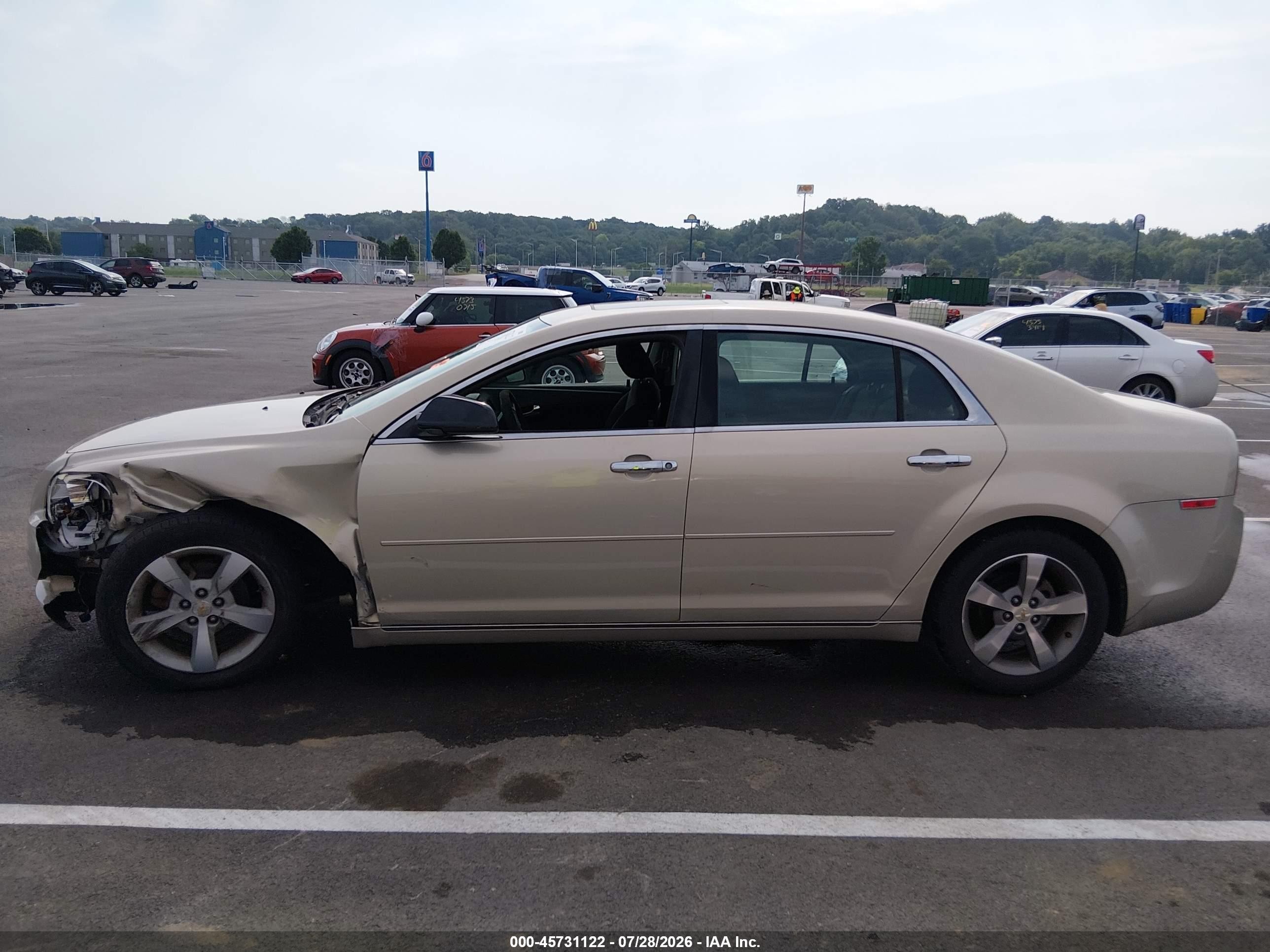 2012 Chevrolet Malibu 1lt Gold vin: 1G1ZC5E09CF127019