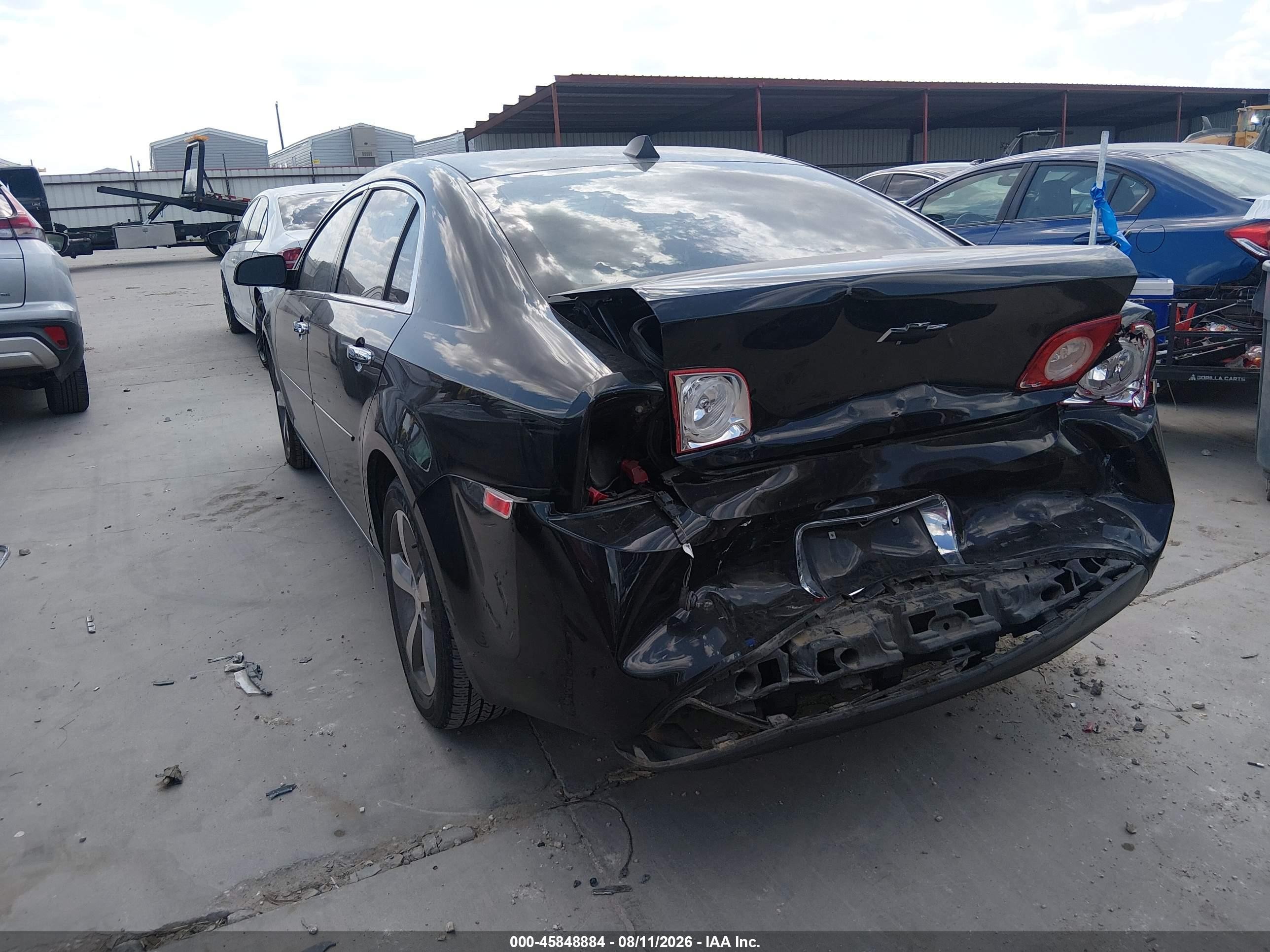 2012 Chevrolet Malibu 1lt Black vin: 1G1ZC5E09CF166189