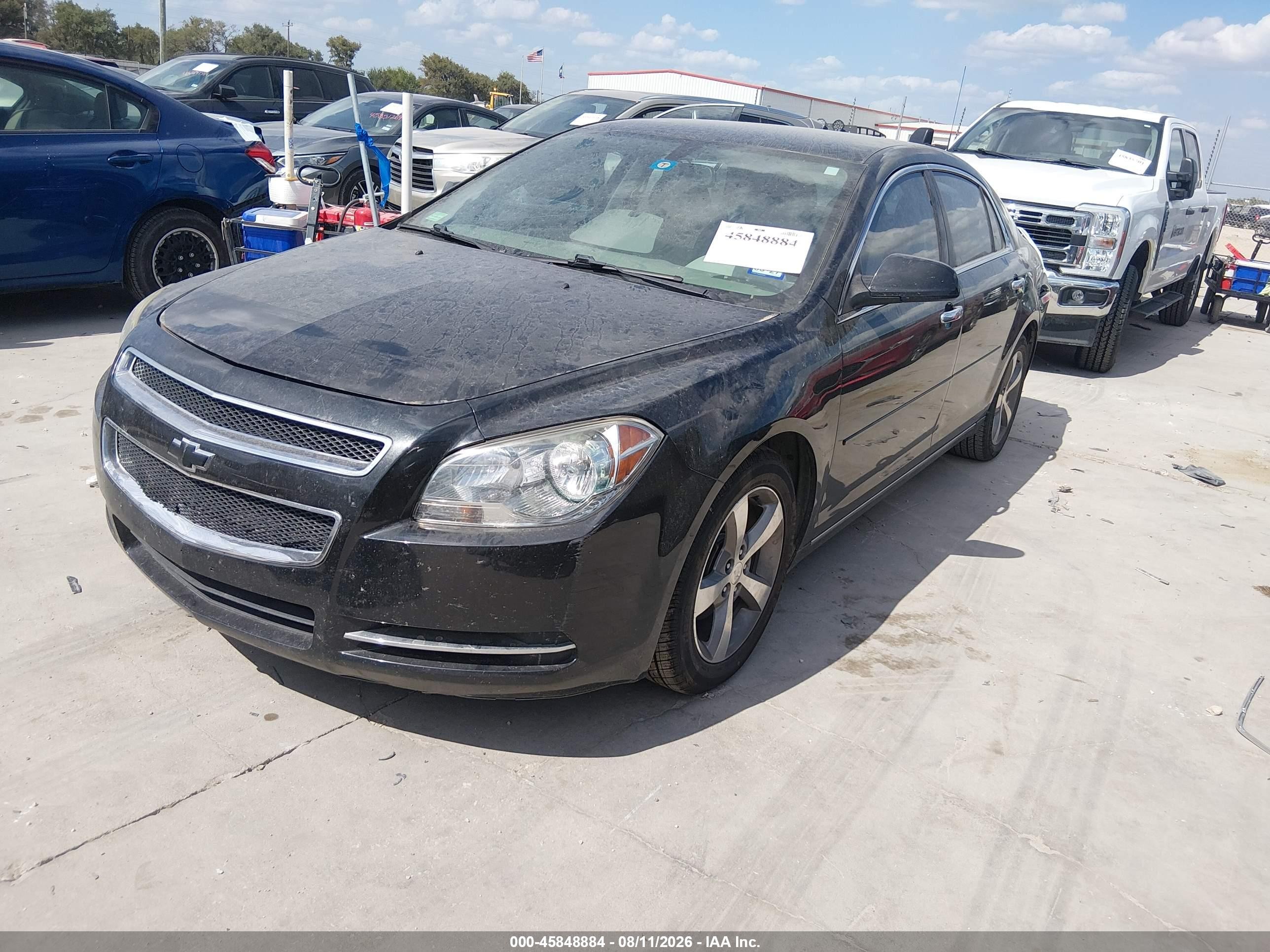 2012 Chevrolet Malibu 1lt Black vin: 1G1ZC5E09CF166189