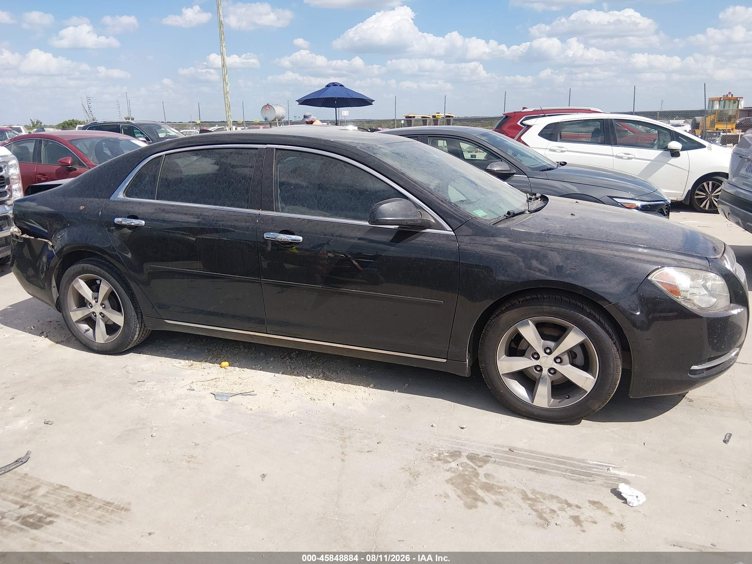 2012 Chevrolet Malibu 1lt Black vin: 1G1ZC5E09CF166189