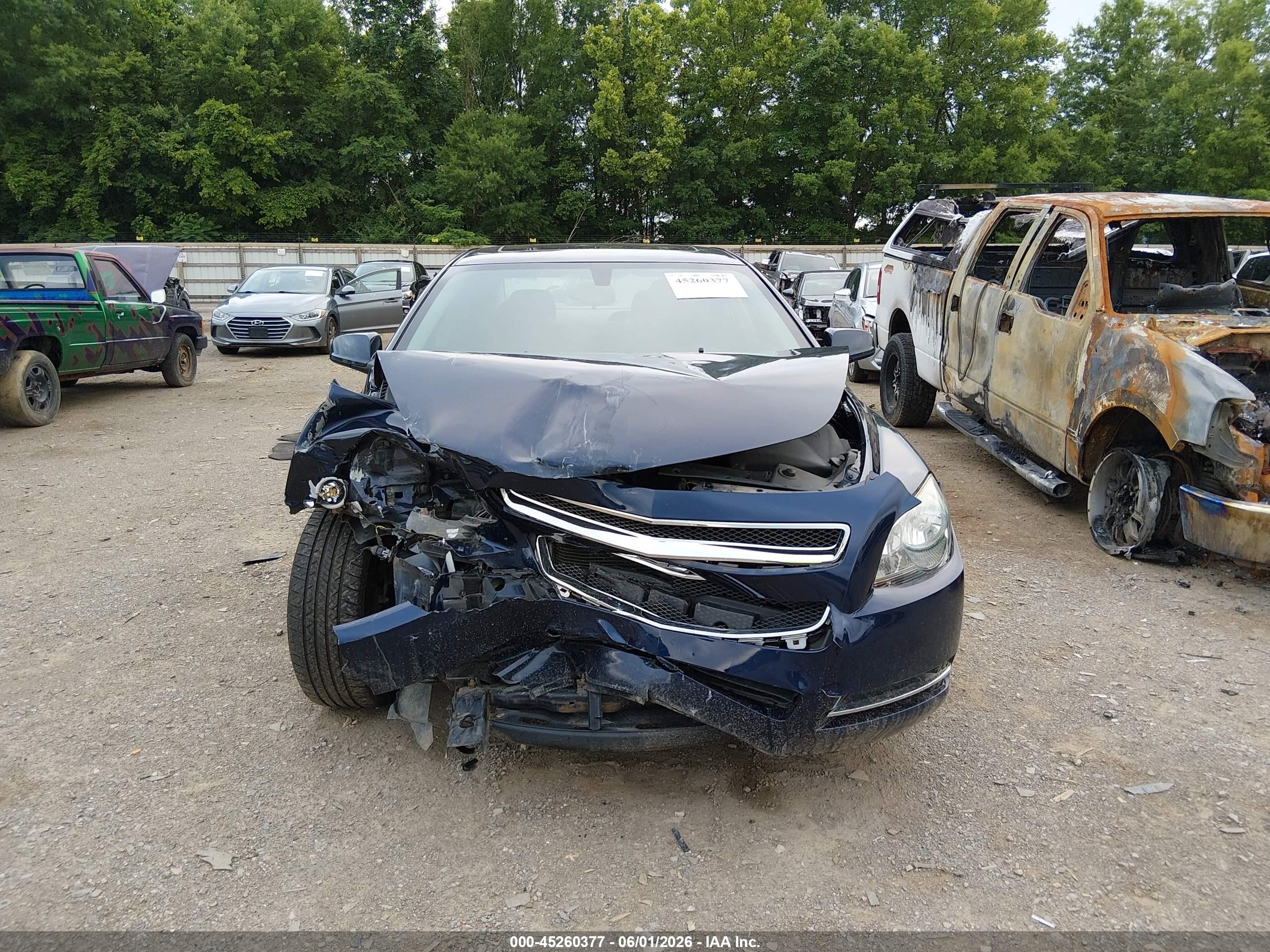 2012 Chevrolet Malibu 1lt Blue vin: 1G1ZC5E09CF299308