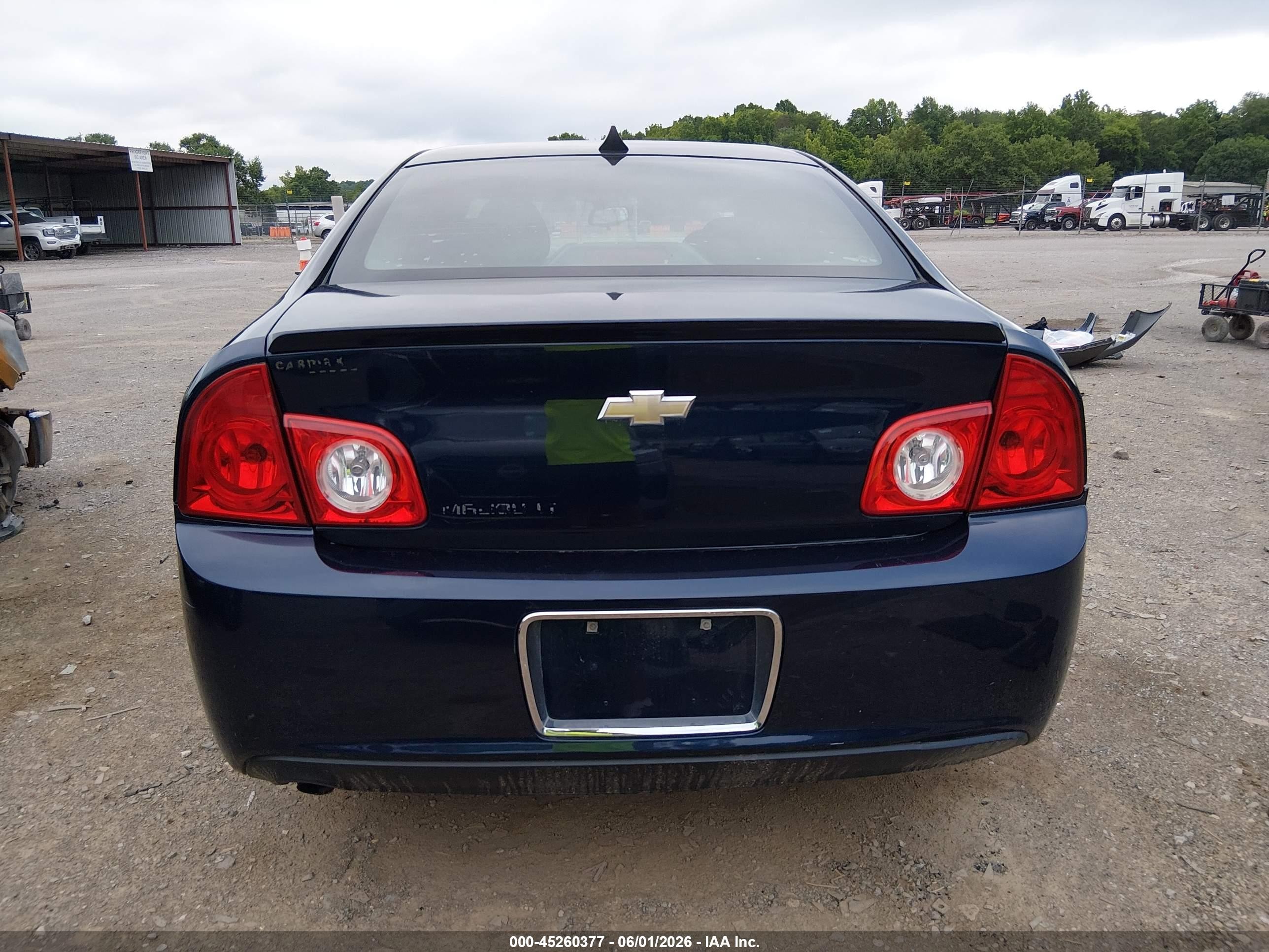 2012 Chevrolet Malibu 1lt Blue vin: 1G1ZC5E09CF299308
