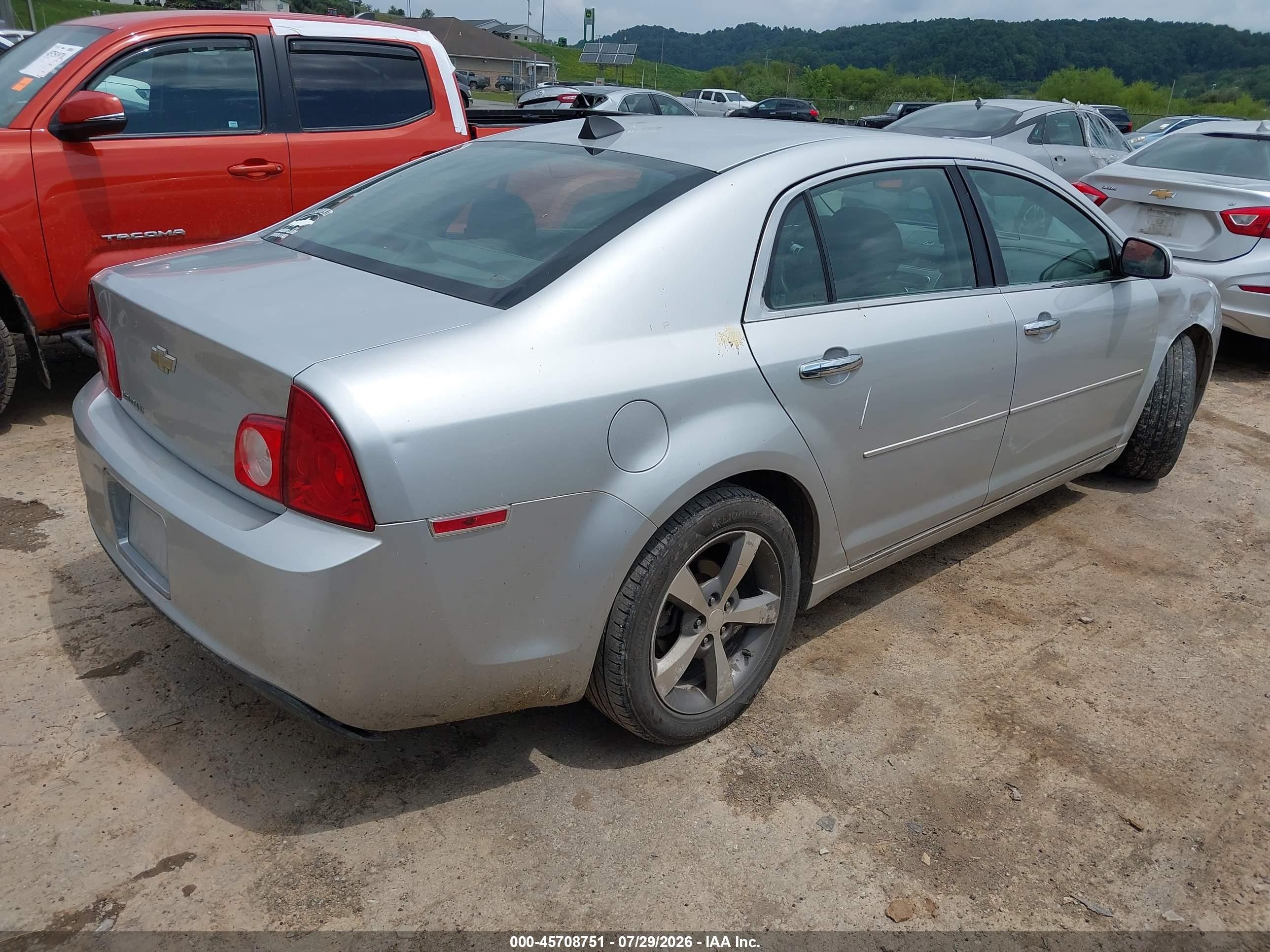 2012 Chevrolet Malibu 1lt Gray vin: 1G1ZC5E09CF301459