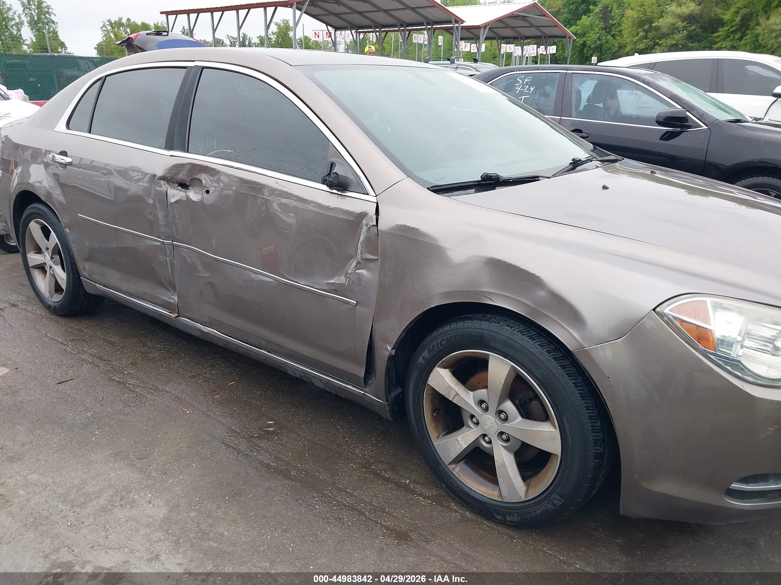 2012 Chevrolet Malibu 1lt Gray vin: 1G1ZC5E09CF310985