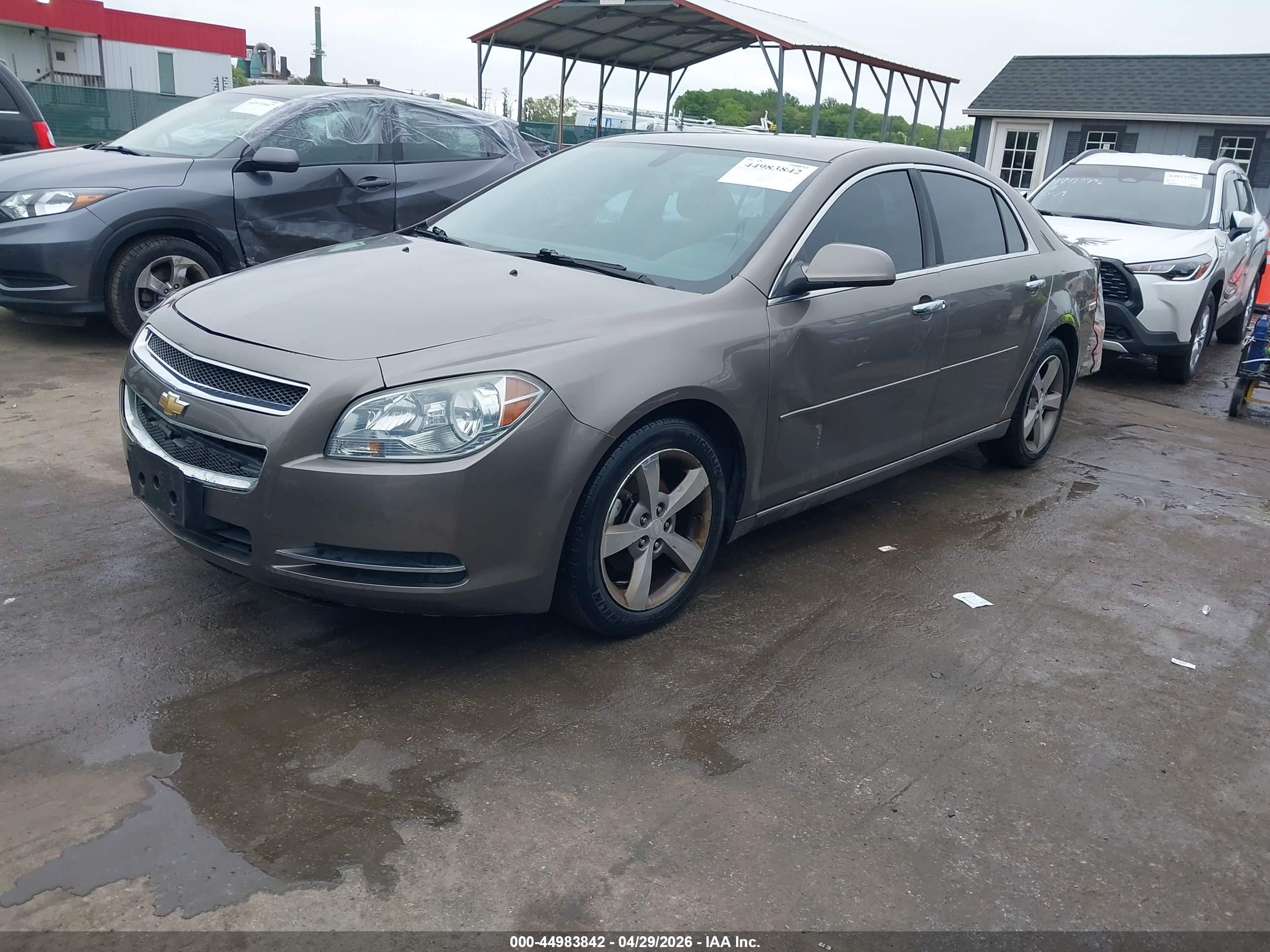 2012 Chevrolet Malibu 1lt Gray vin: 1G1ZC5E09CF310985