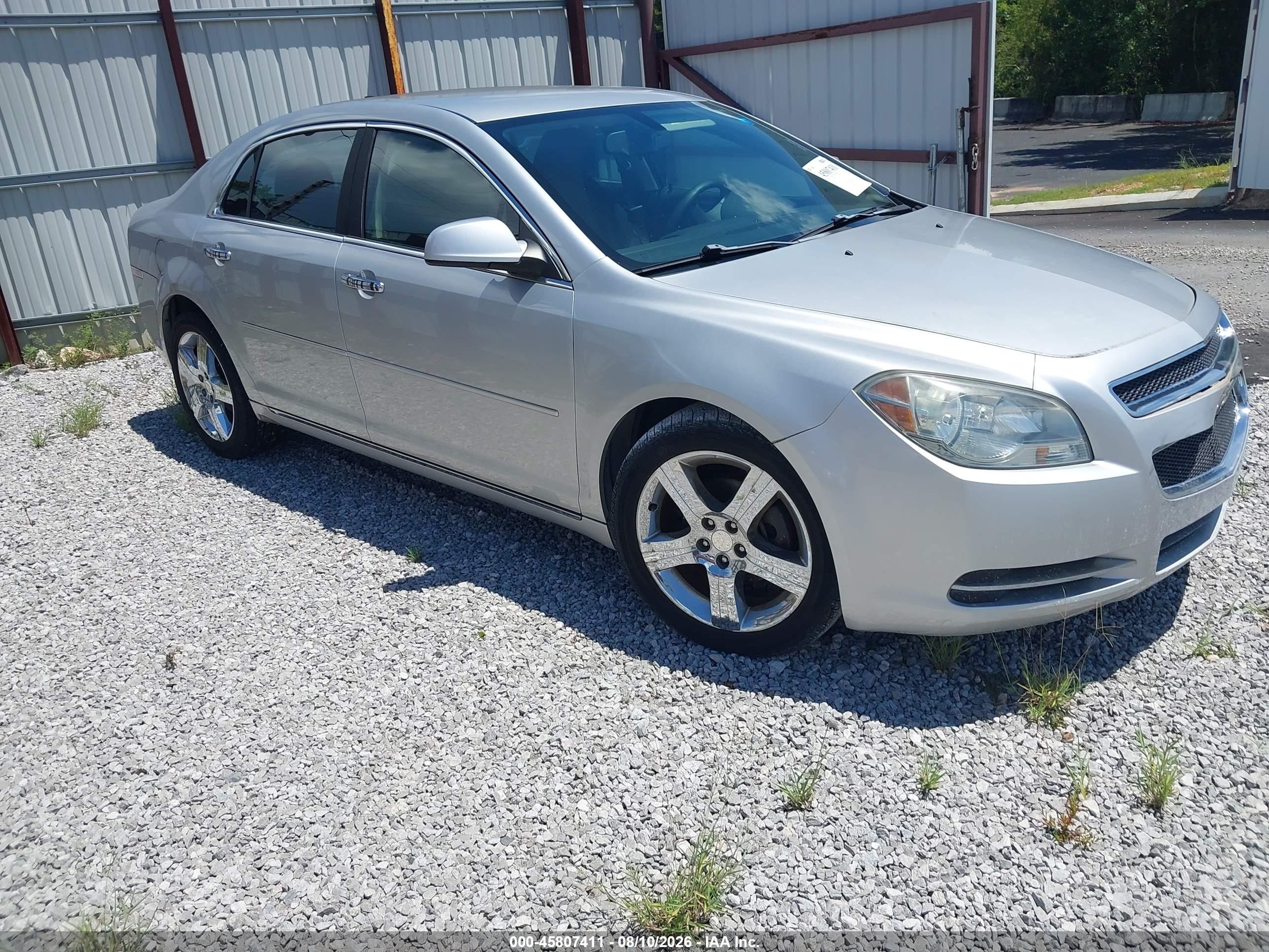 2012 Chevrolet Malibu 1lt Серебряный vin: 1G1ZC5E09CF324921