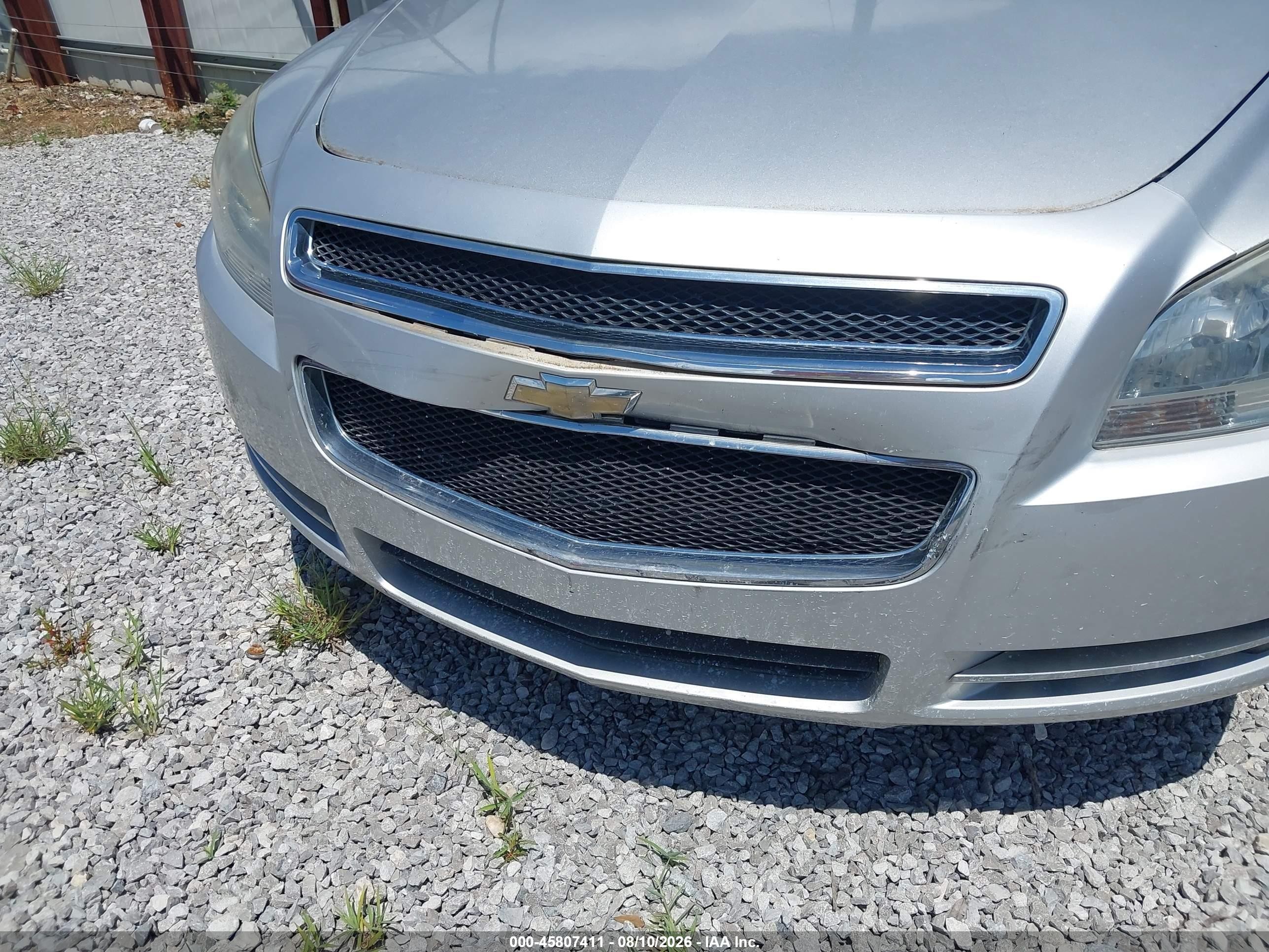 2012 Chevrolet Malibu 1lt Серебряный vin: 1G1ZC5E09CF324921