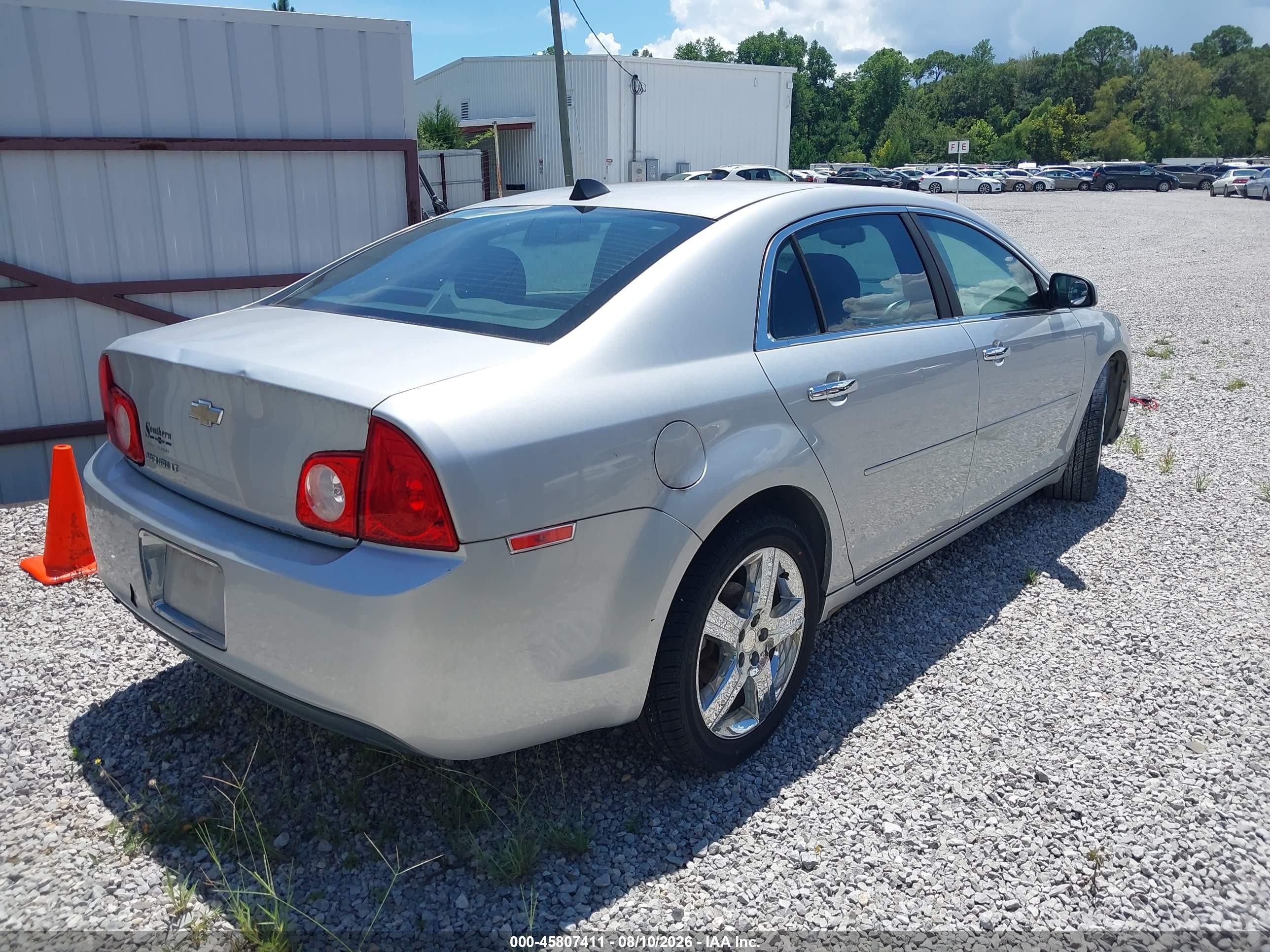 2012 Chevrolet Malibu 1lt Серебряный vin: 1G1ZC5E09CF324921