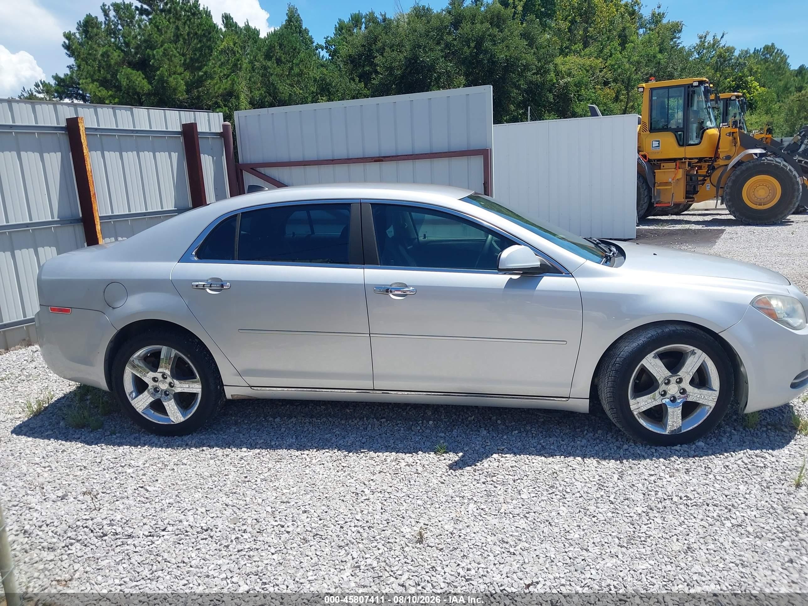2012 Chevrolet Malibu 1lt Серебряный vin: 1G1ZC5E09CF324921