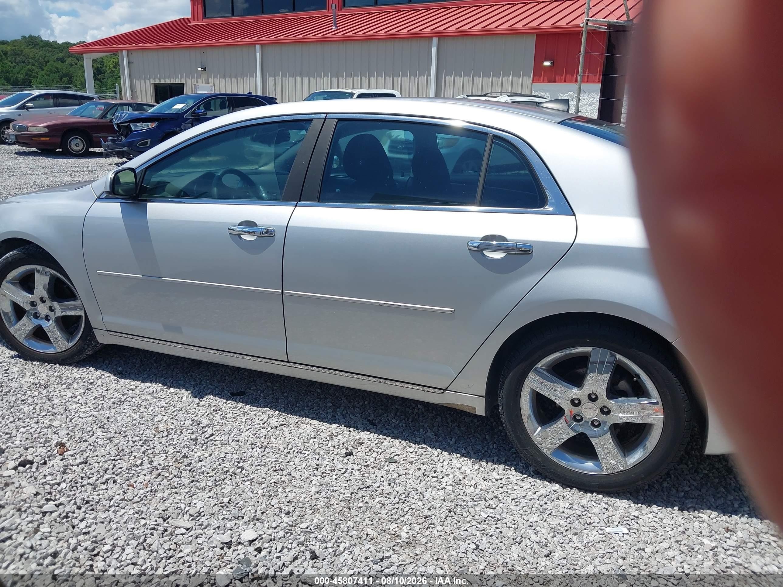 2012 Chevrolet Malibu 1lt Серебряный vin: 1G1ZC5E09CF324921