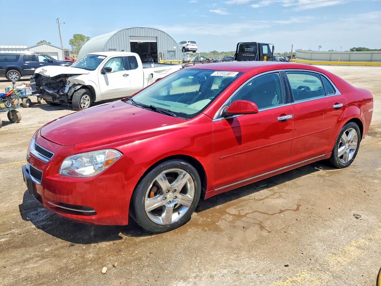 2012 Chevrolet Malibu 1lt Red vin: 1G1ZC5E09CF336230