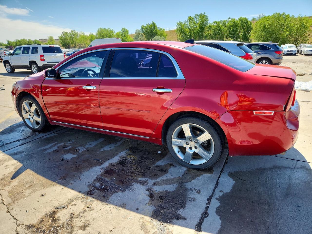 2012 Chevrolet Malibu 1lt Red vin: 1G1ZC5E09CF342657