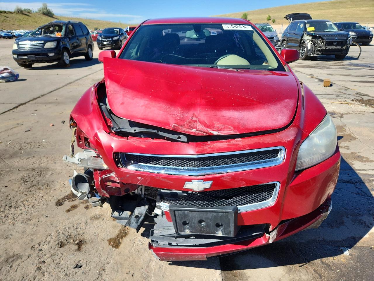 2012 Chevrolet Malibu 1lt Red vin: 1G1ZC5E09CF342657