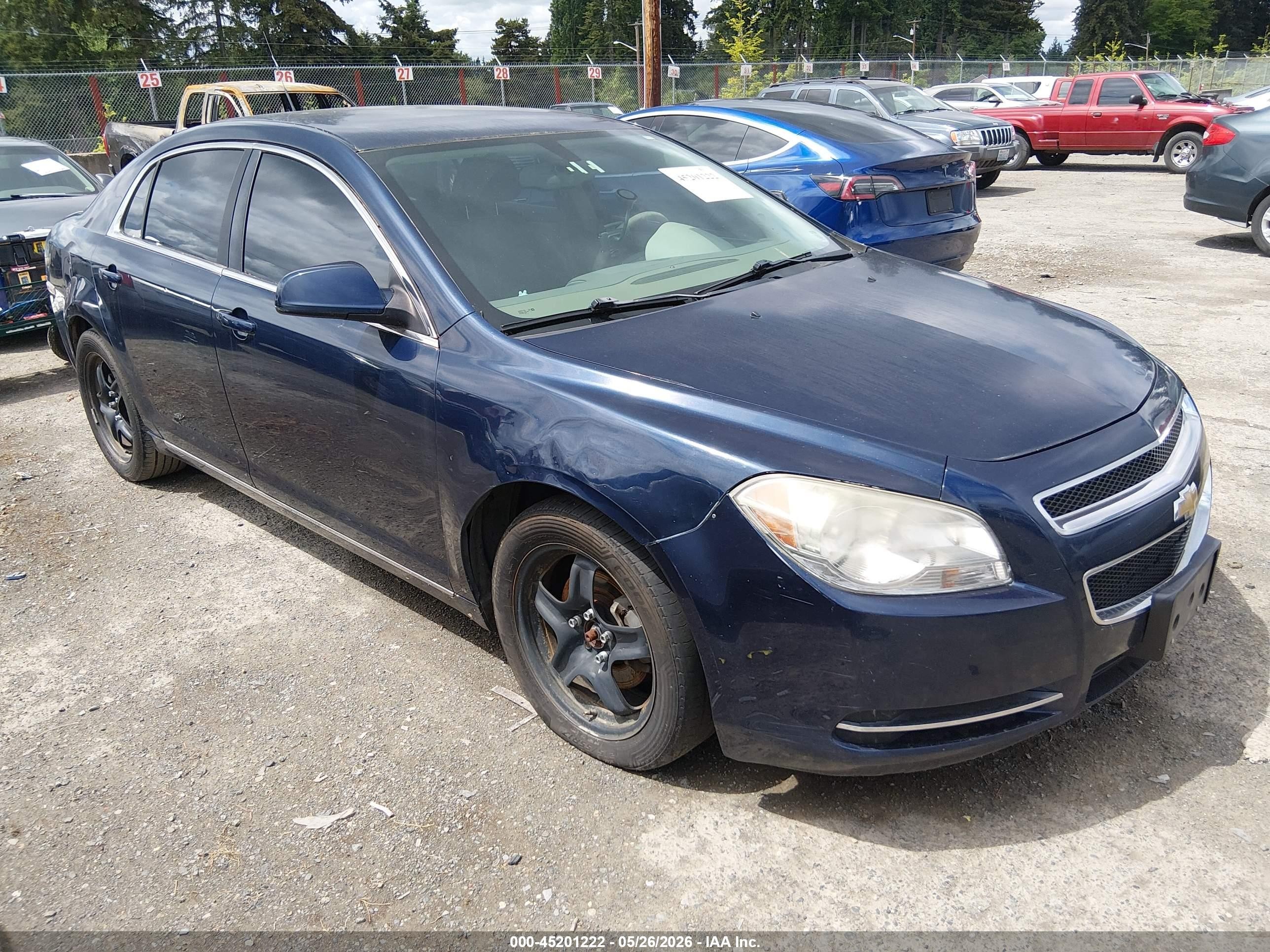 2010 Chevrolet Malibu Lt Blue vin: 1G1ZC5E0XAF229863
