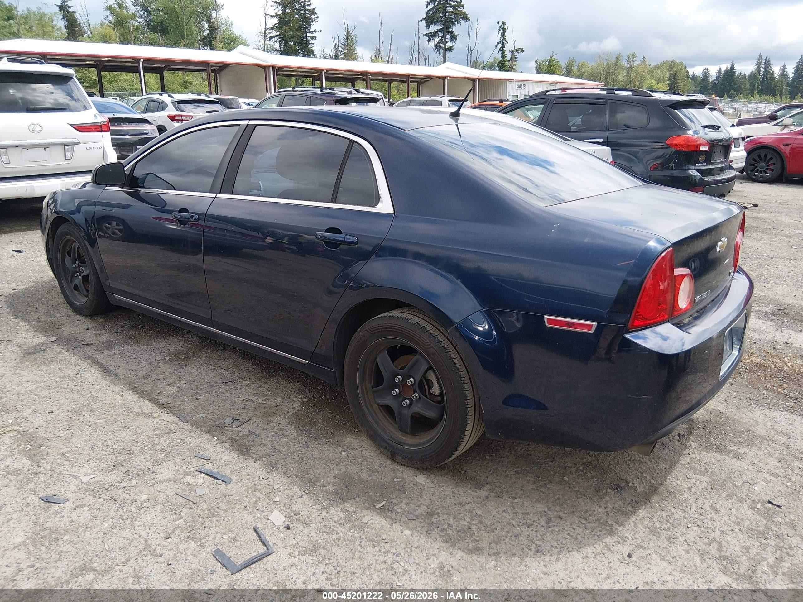 2010 Chevrolet Malibu Lt Blue vin: 1G1ZC5E0XAF229863