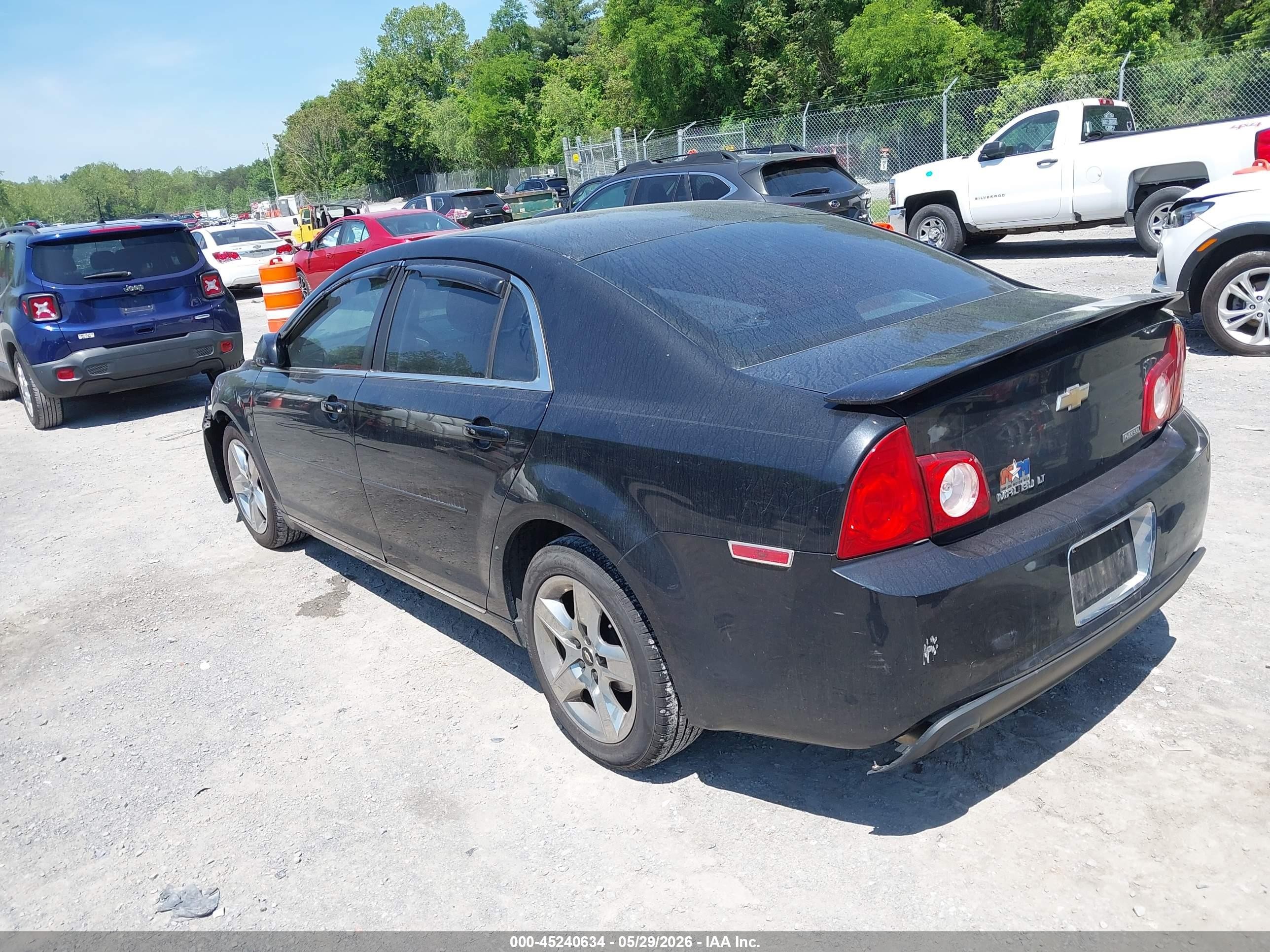 2010 Chevrolet Malibu Lt Black vin: 1G1ZC5E0XAF237316