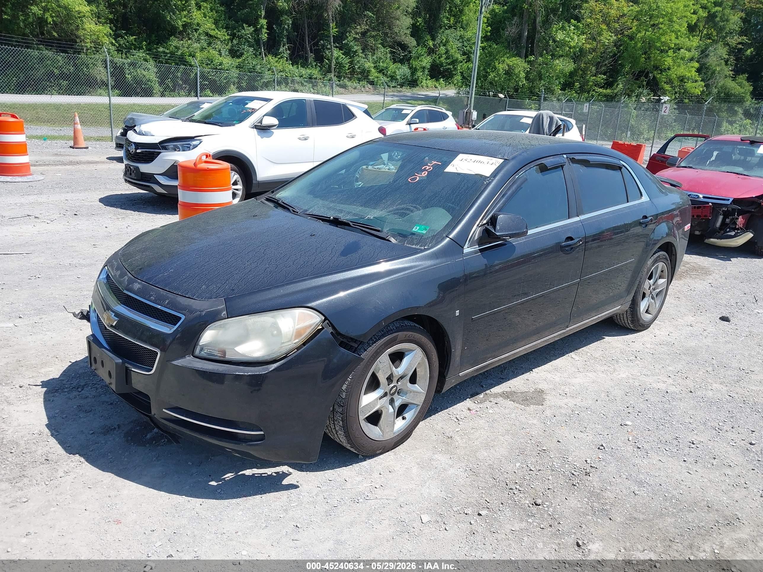 2010 Chevrolet Malibu Lt Black vin: 1G1ZC5E0XAF237316