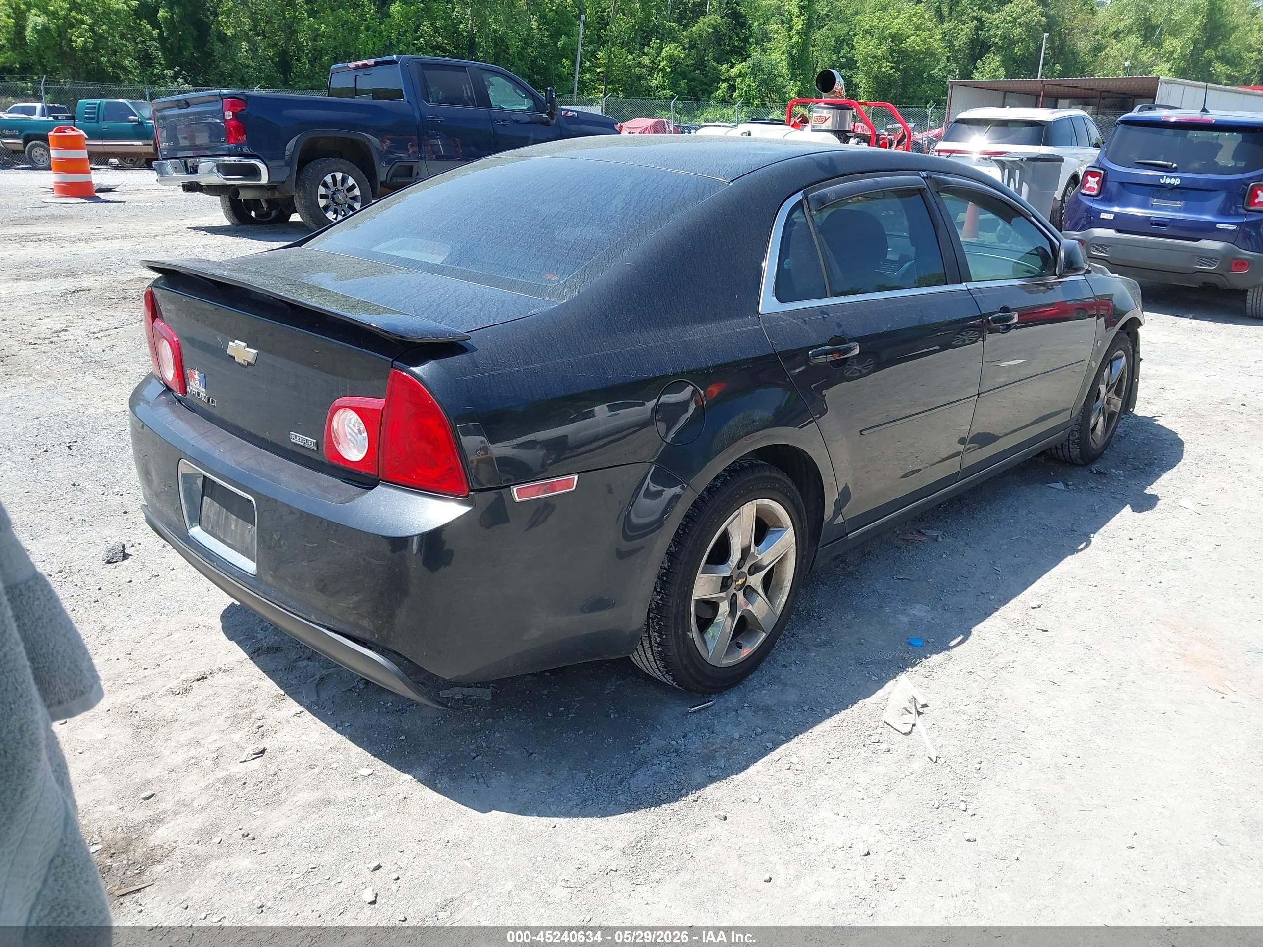 2010 Chevrolet Malibu Lt Black vin: 1G1ZC5E0XAF237316