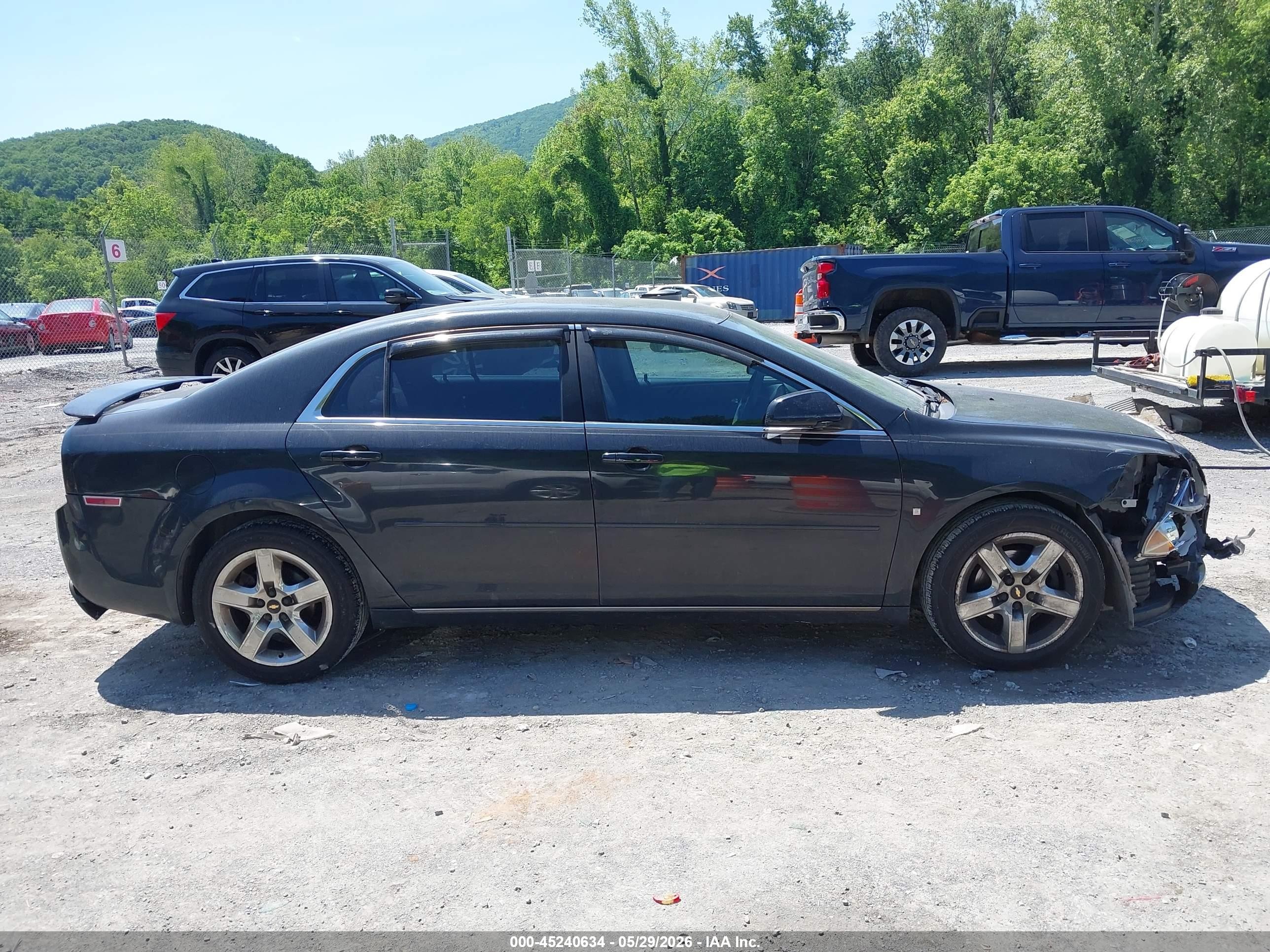 2010 Chevrolet Malibu Lt Black vin: 1G1ZC5E0XAF237316