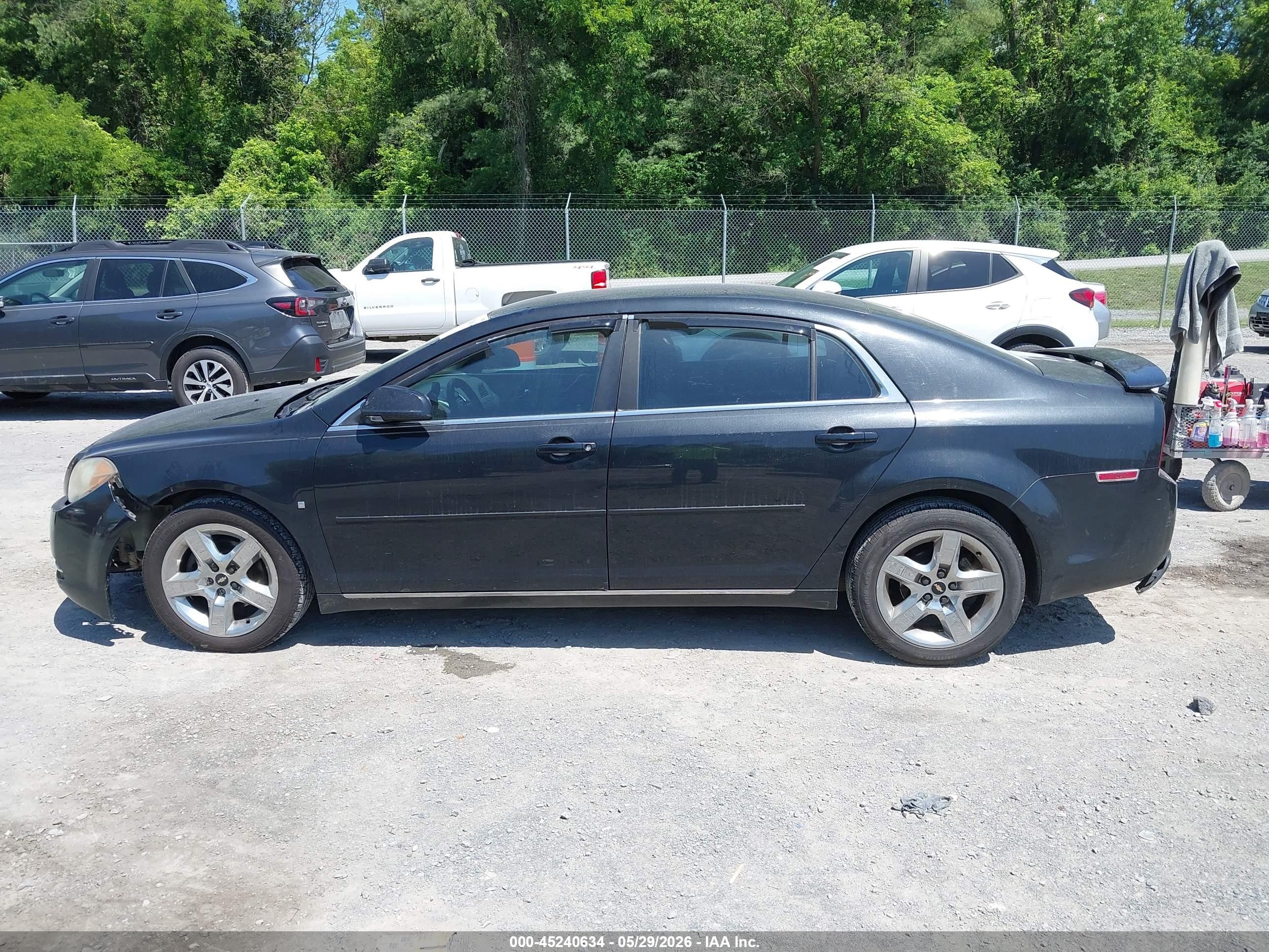 2010 Chevrolet Malibu Lt Black vin: 1G1ZC5E0XAF237316