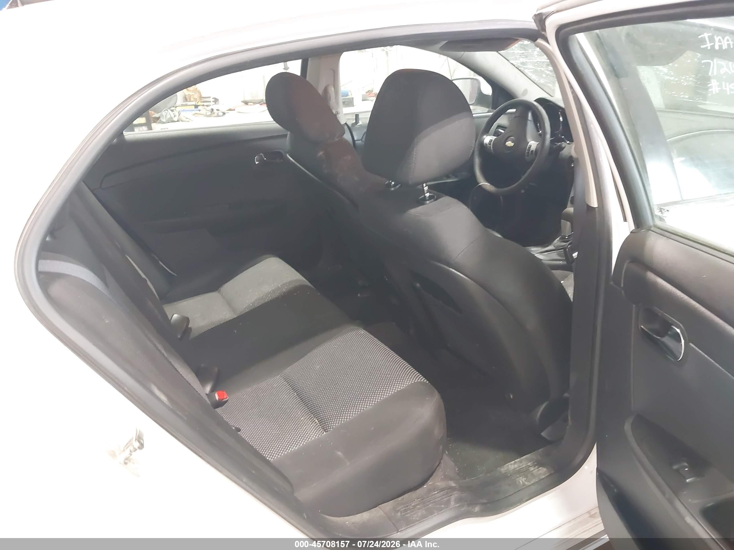 2012 Chevrolet Malibu 1lt White vin: 1G1ZC5E0XCF117518