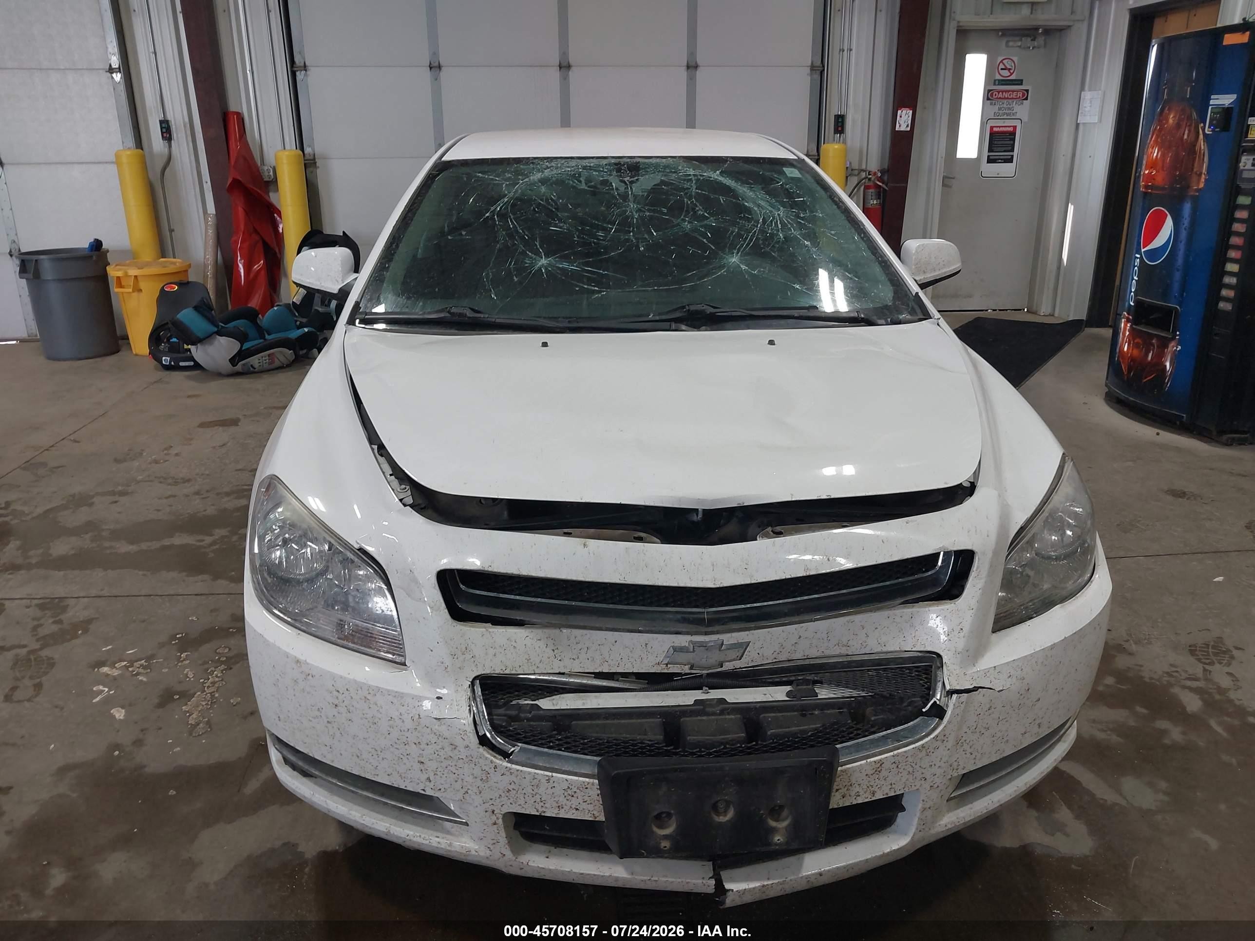 2012 Chevrolet Malibu 1lt White vin: 1G1ZC5E0XCF117518