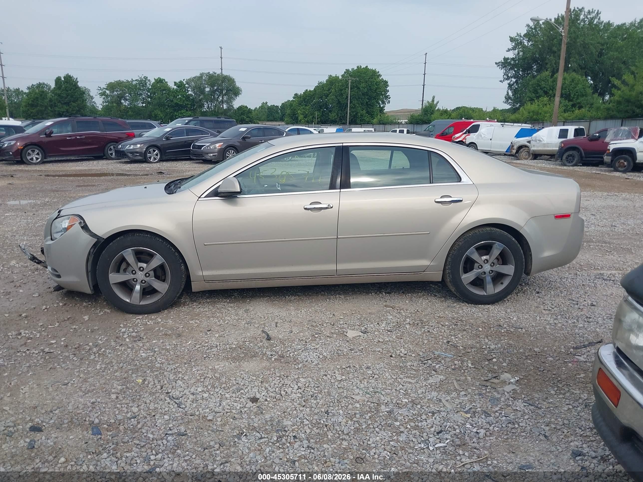 2012 Chevrolet Malibu 1lt Gold vin: 1G1ZC5E0XCF138272