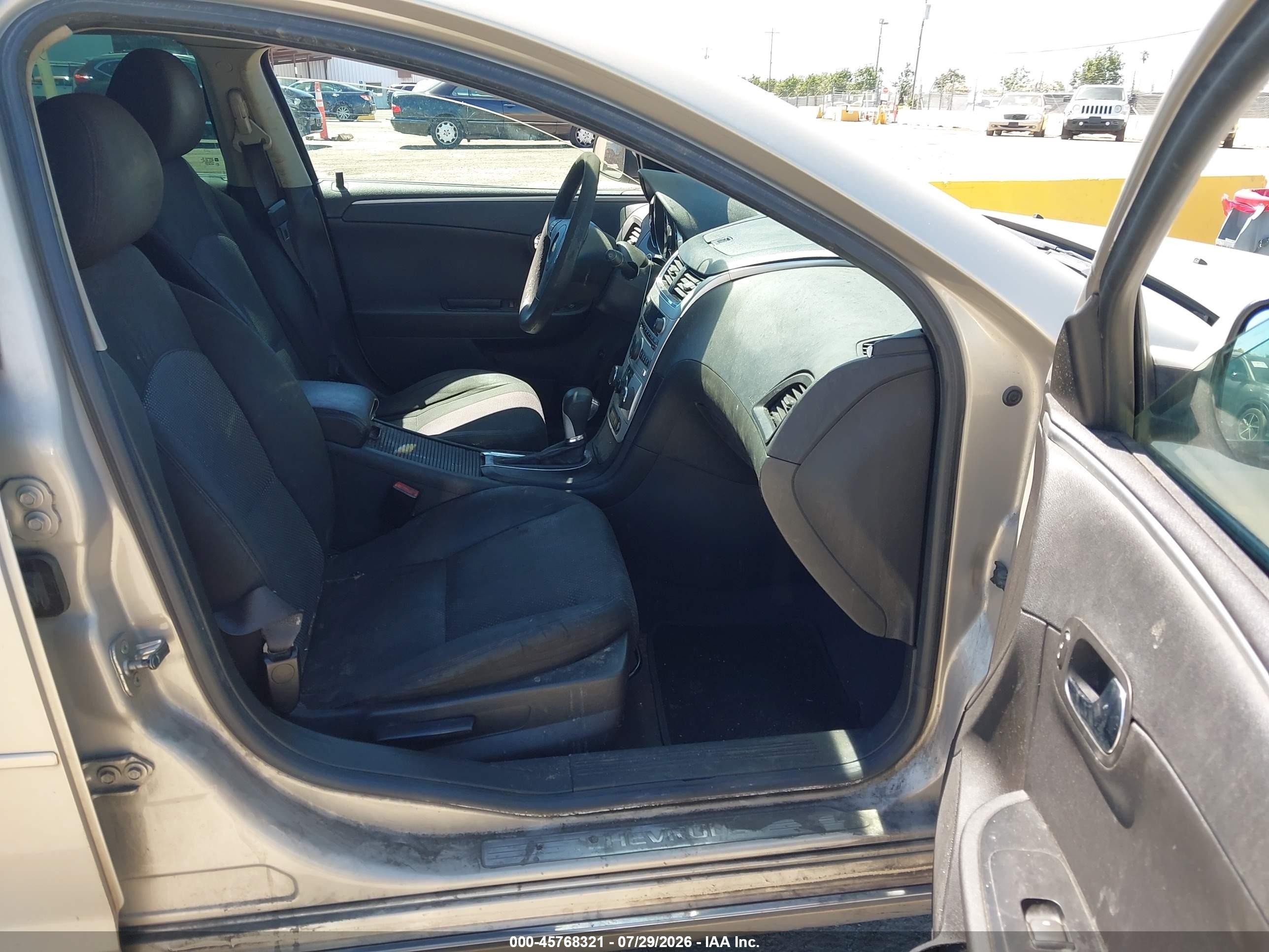 2012 Chevrolet Malibu 1lt Beige vin: 1G1ZC5E0XCF194504