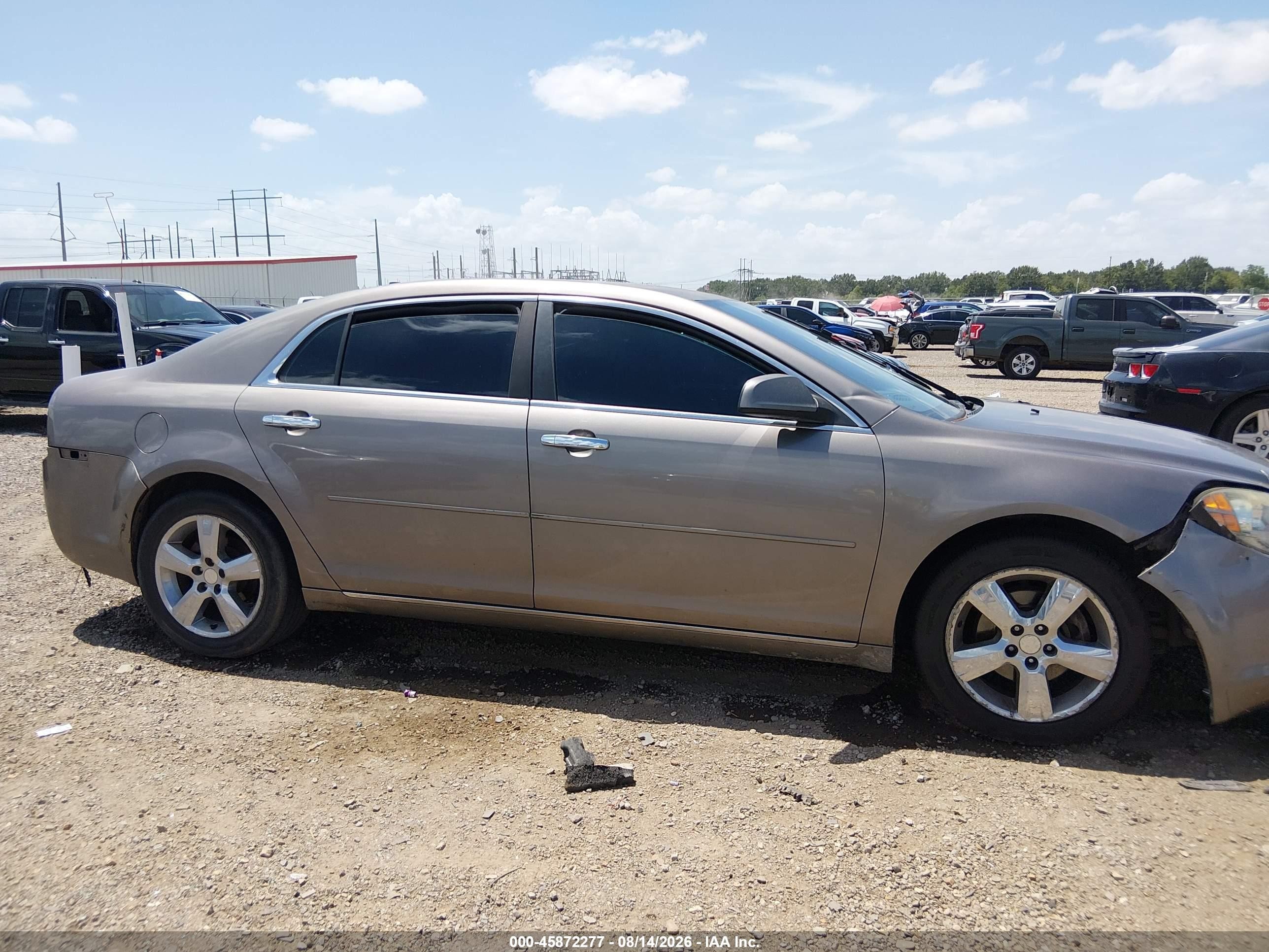 2012 Chevrolet Malibu 1lt Gray vin: 1G1ZC5E0XCF197628