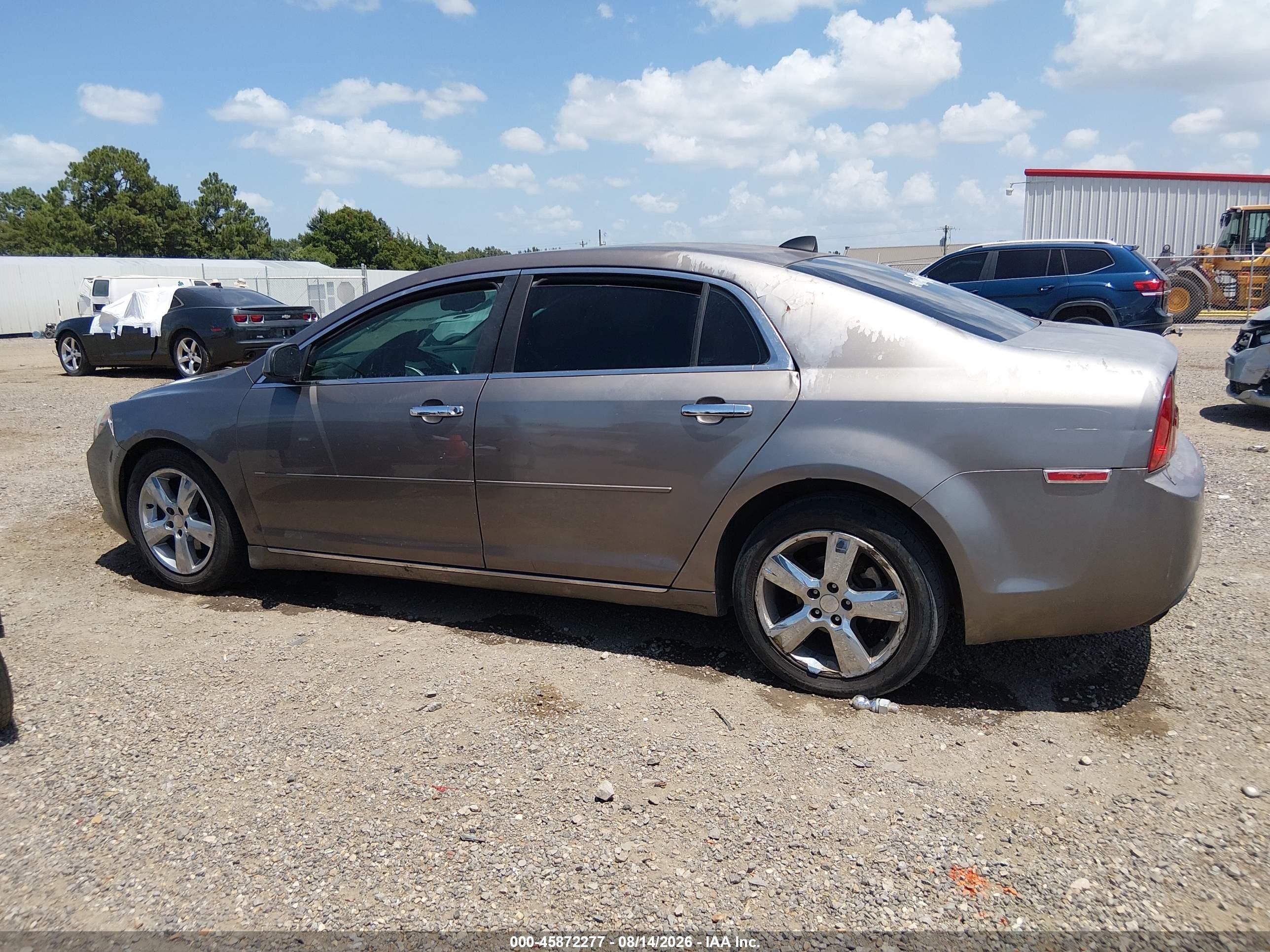 2012 Chevrolet Malibu 1lt Gray vin: 1G1ZC5E0XCF197628