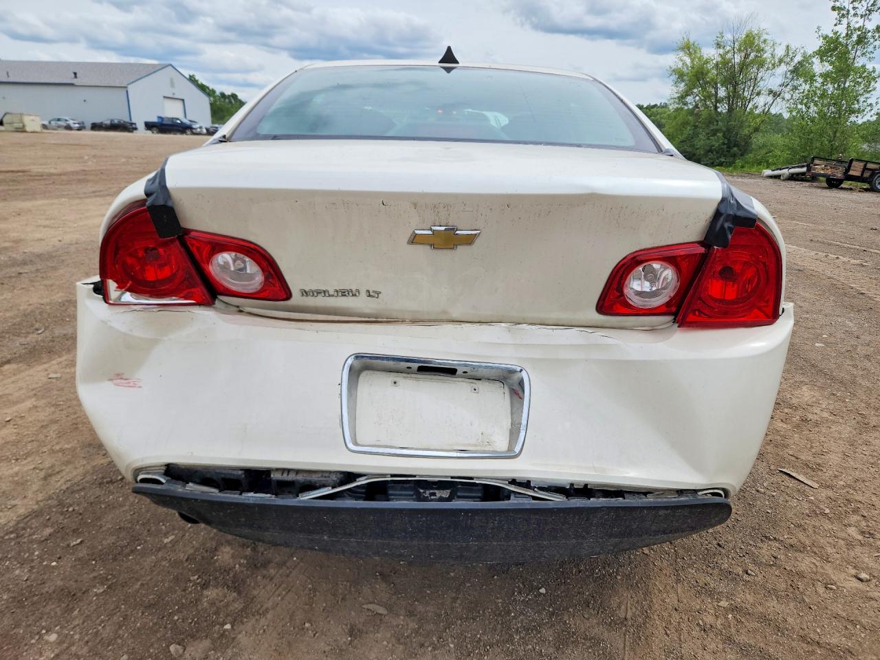 2012 Chevrolet Malibu 1lt White vin: 1G1ZC5E0XCF231759