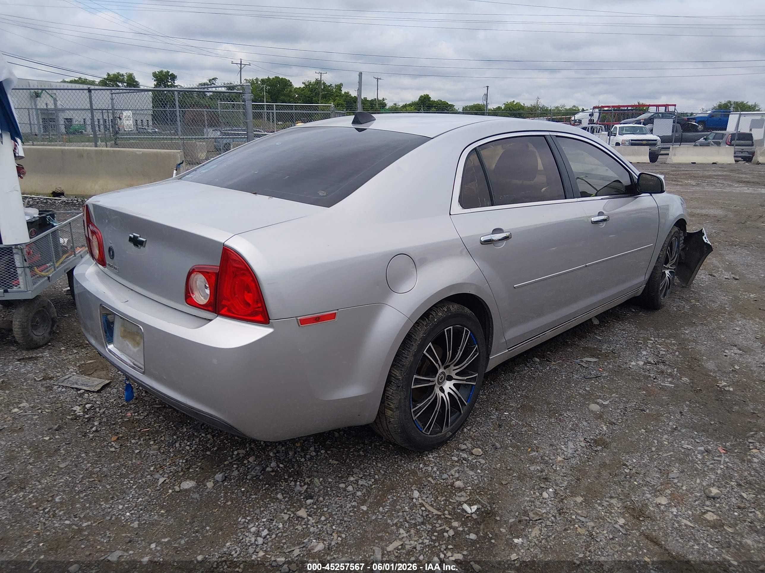 2012 Chevrolet Malibu 1lt Silver vin: 1G1ZC5E0XCF234581