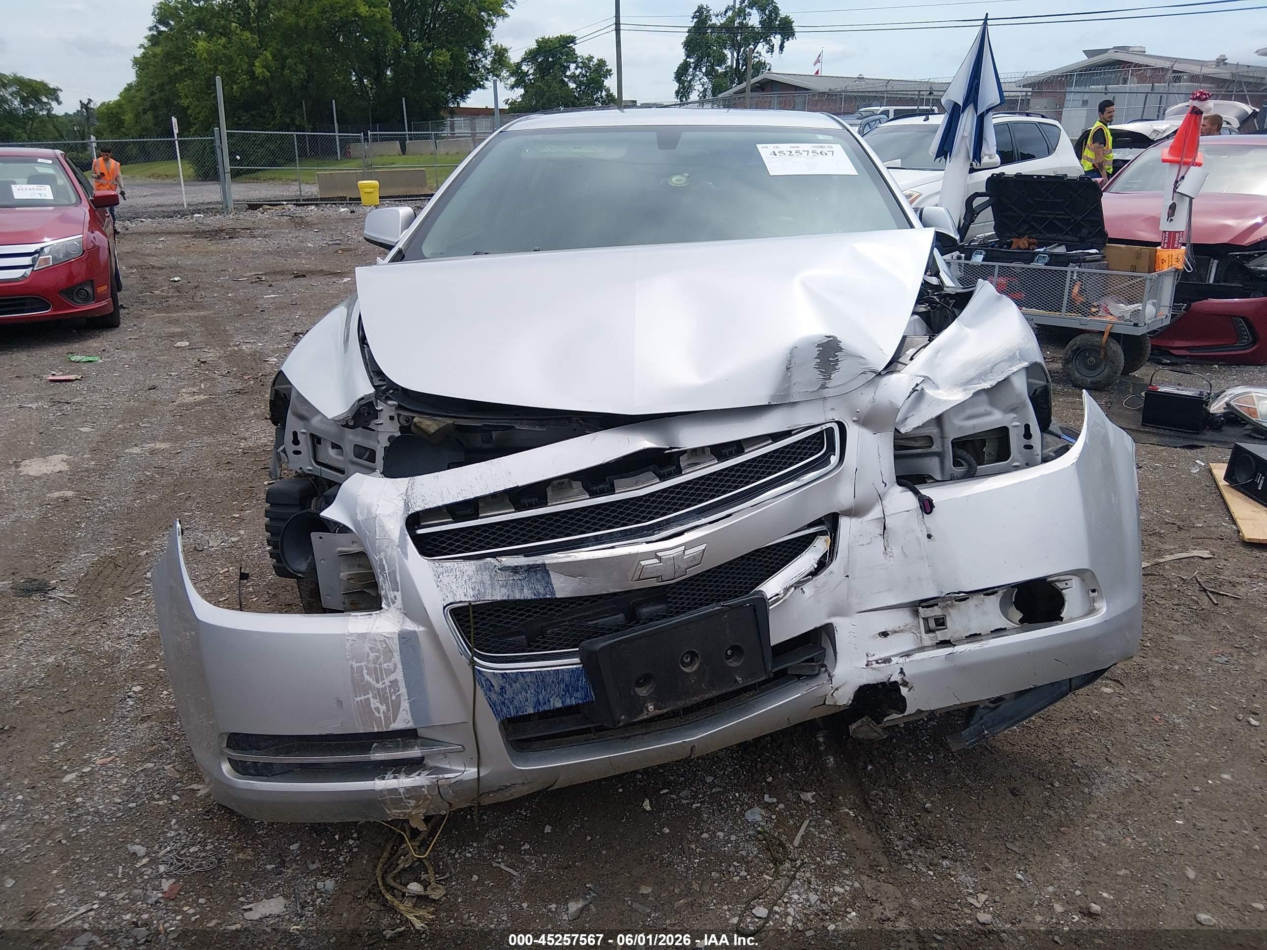 2012 Chevrolet Malibu 1lt Silver vin: 1G1ZC5E0XCF234581