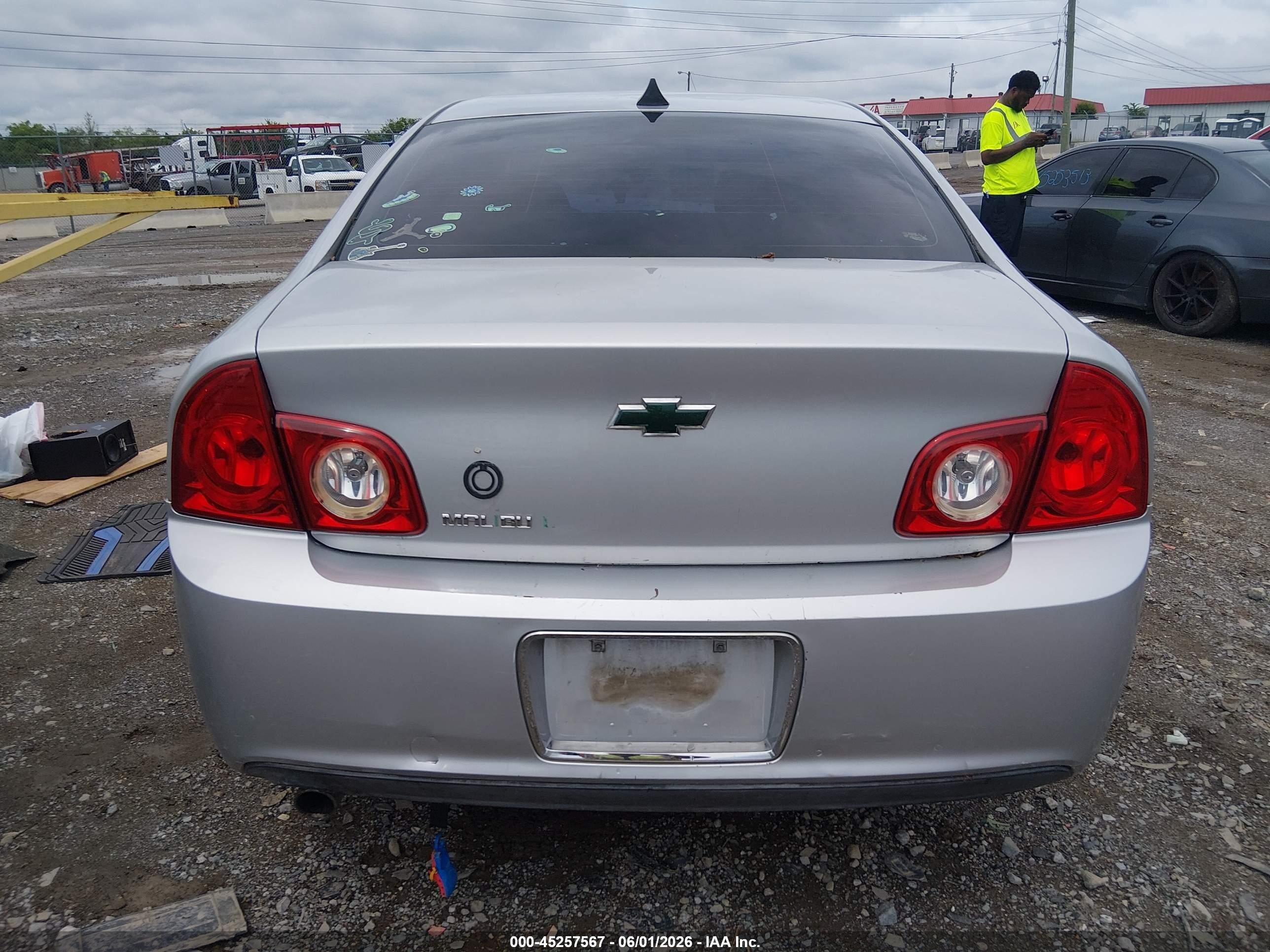2012 Chevrolet Malibu 1lt Silver vin: 1G1ZC5E0XCF234581