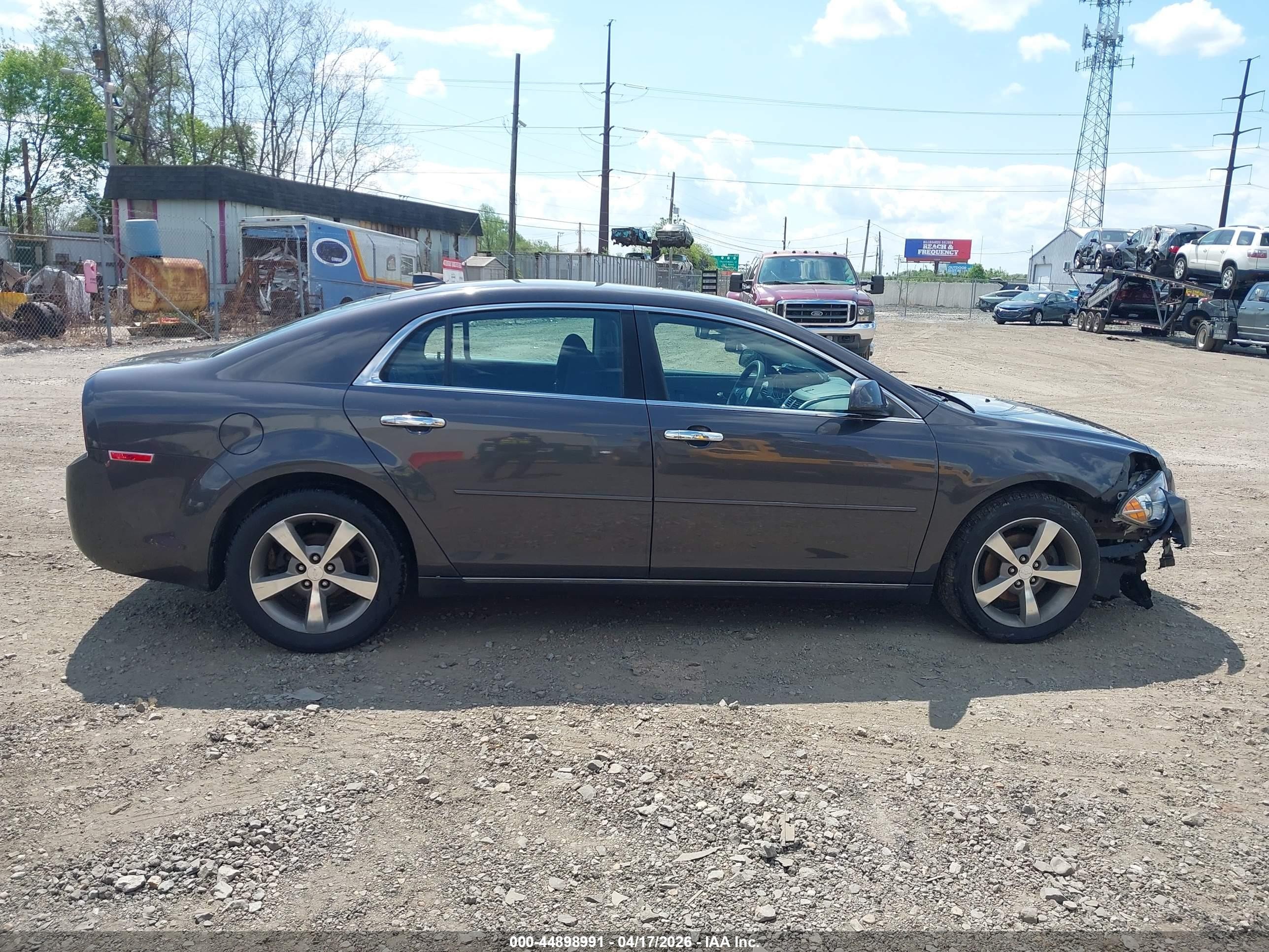 2012 Chevrolet Malibu 1lt Gray vin: 1G1ZC5E0XCF293470