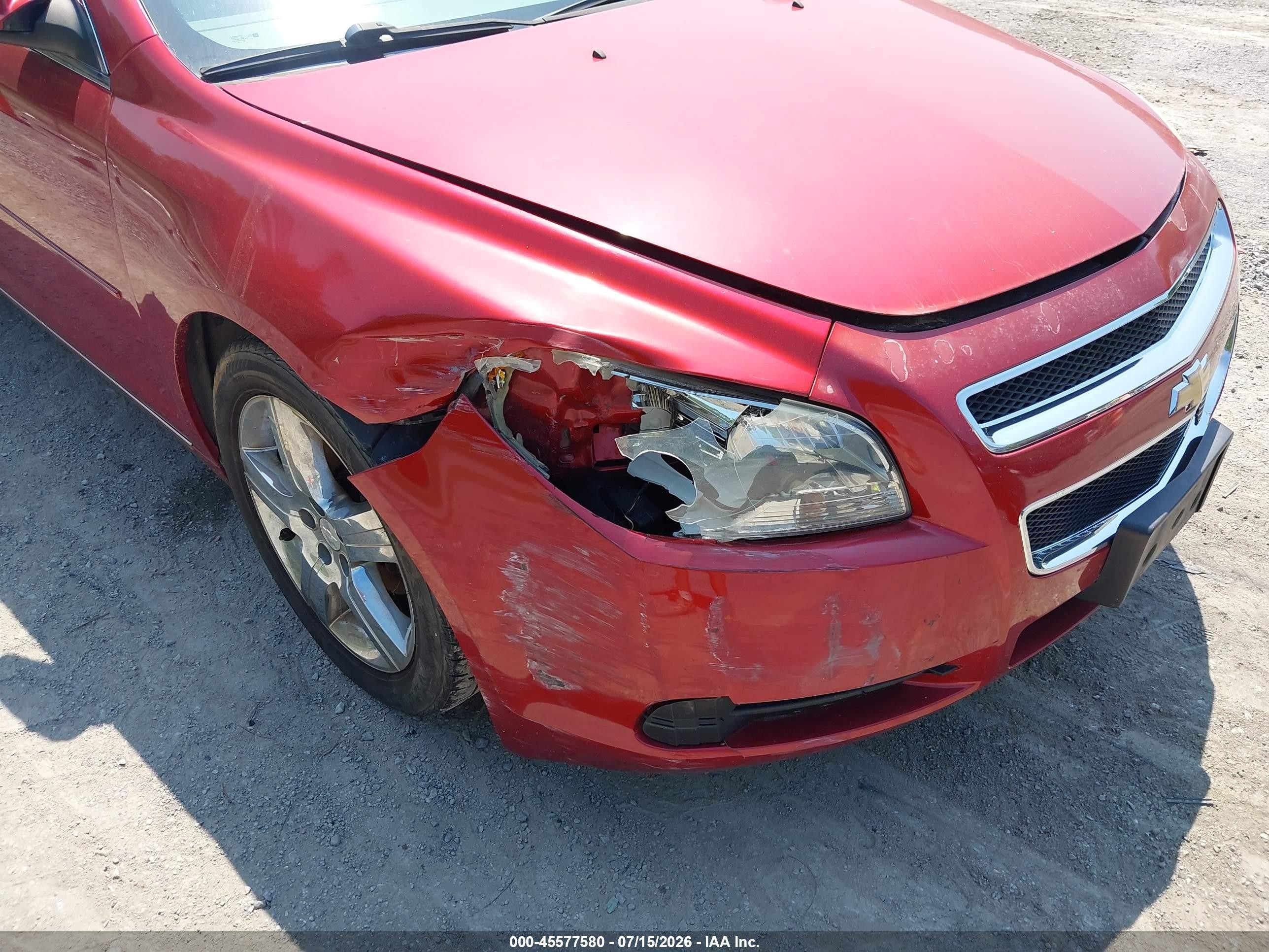 2012 Chevrolet Malibu 1lt Red vin: 1G1ZC5E0XCF332462