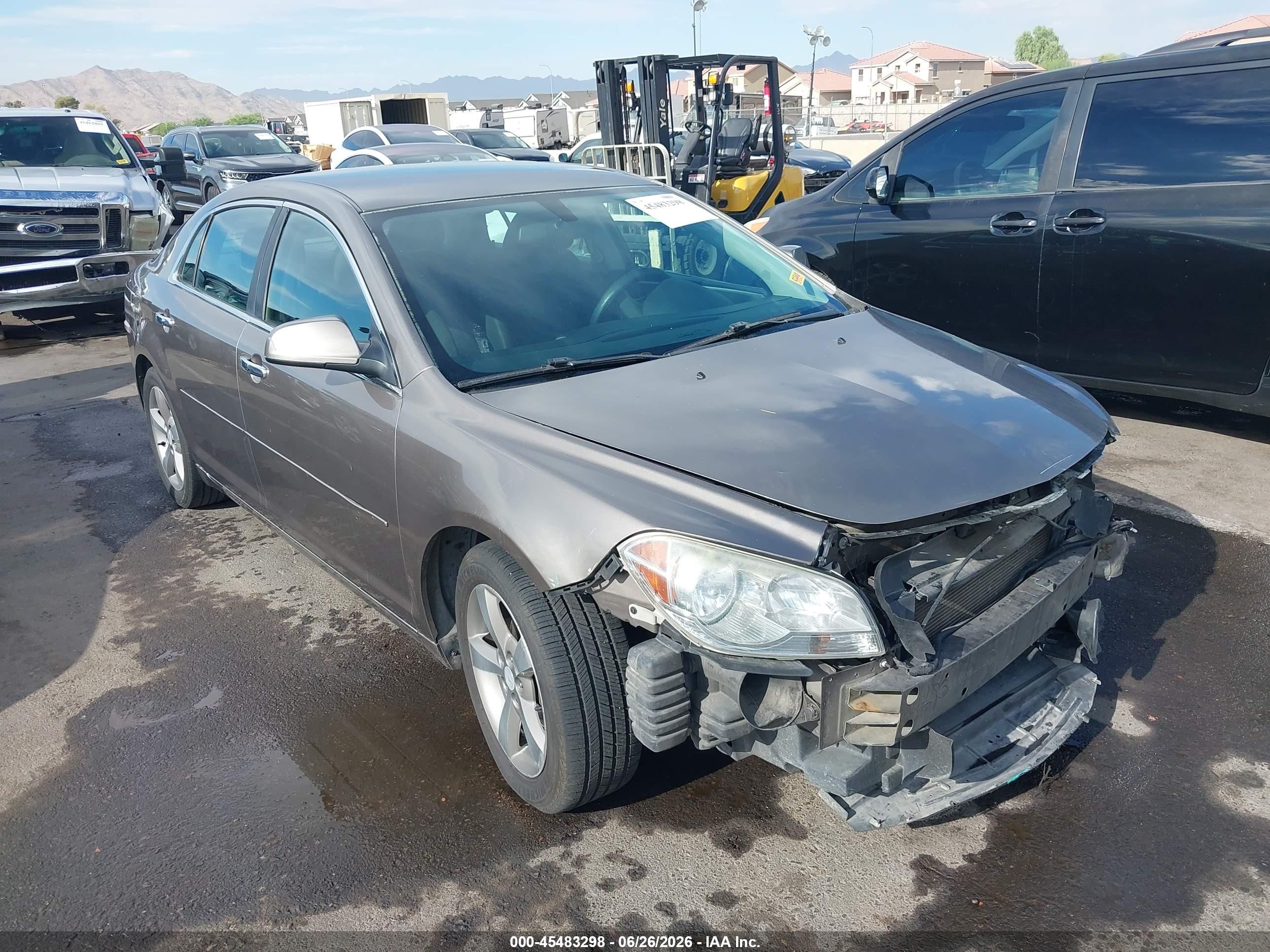 2012 Chevrolet Malibu 1lt Brown vin: 1G1ZC5E0XCF332705