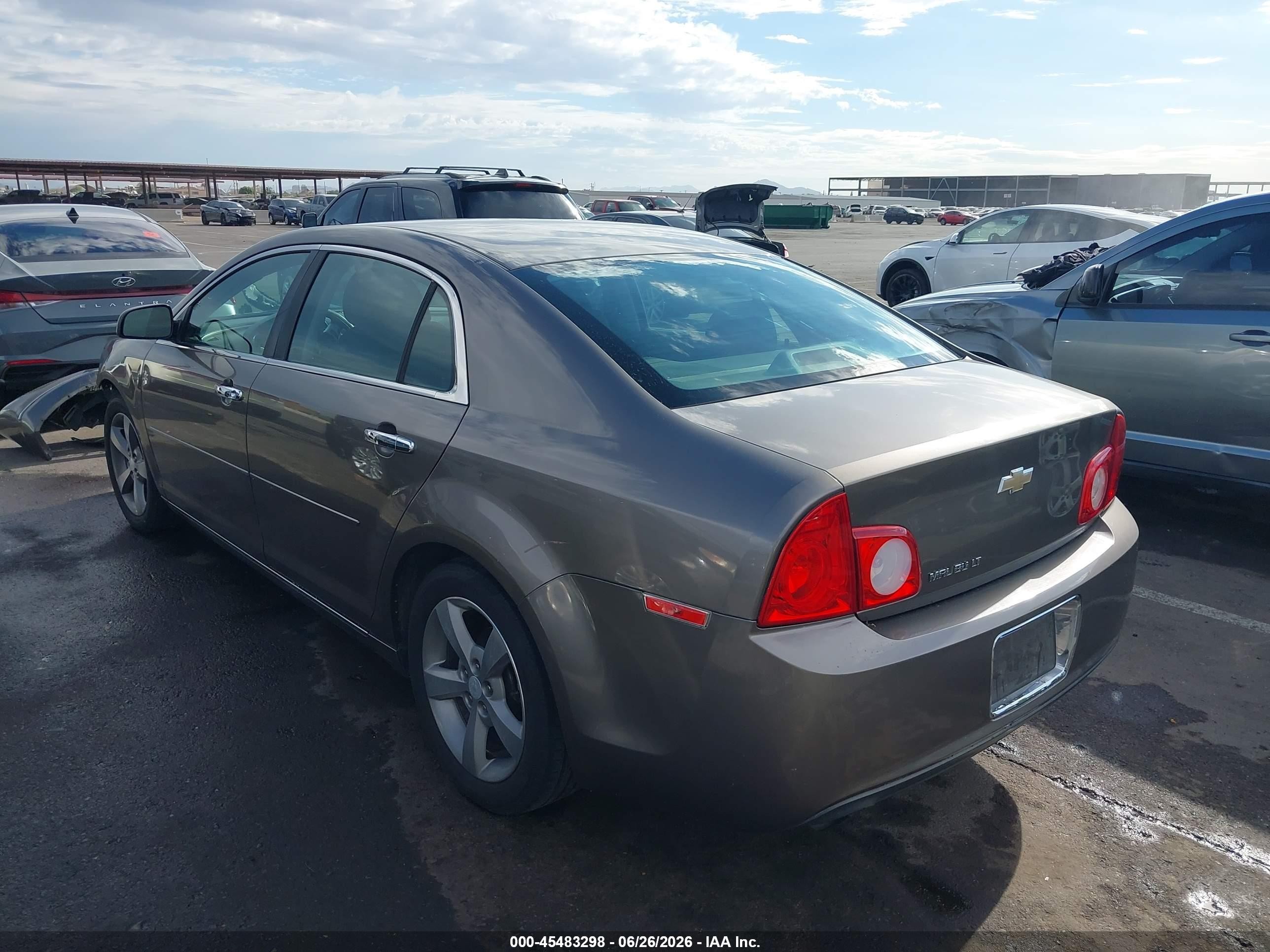 2012 Chevrolet Malibu 1lt Brown vin: 1G1ZC5E0XCF332705