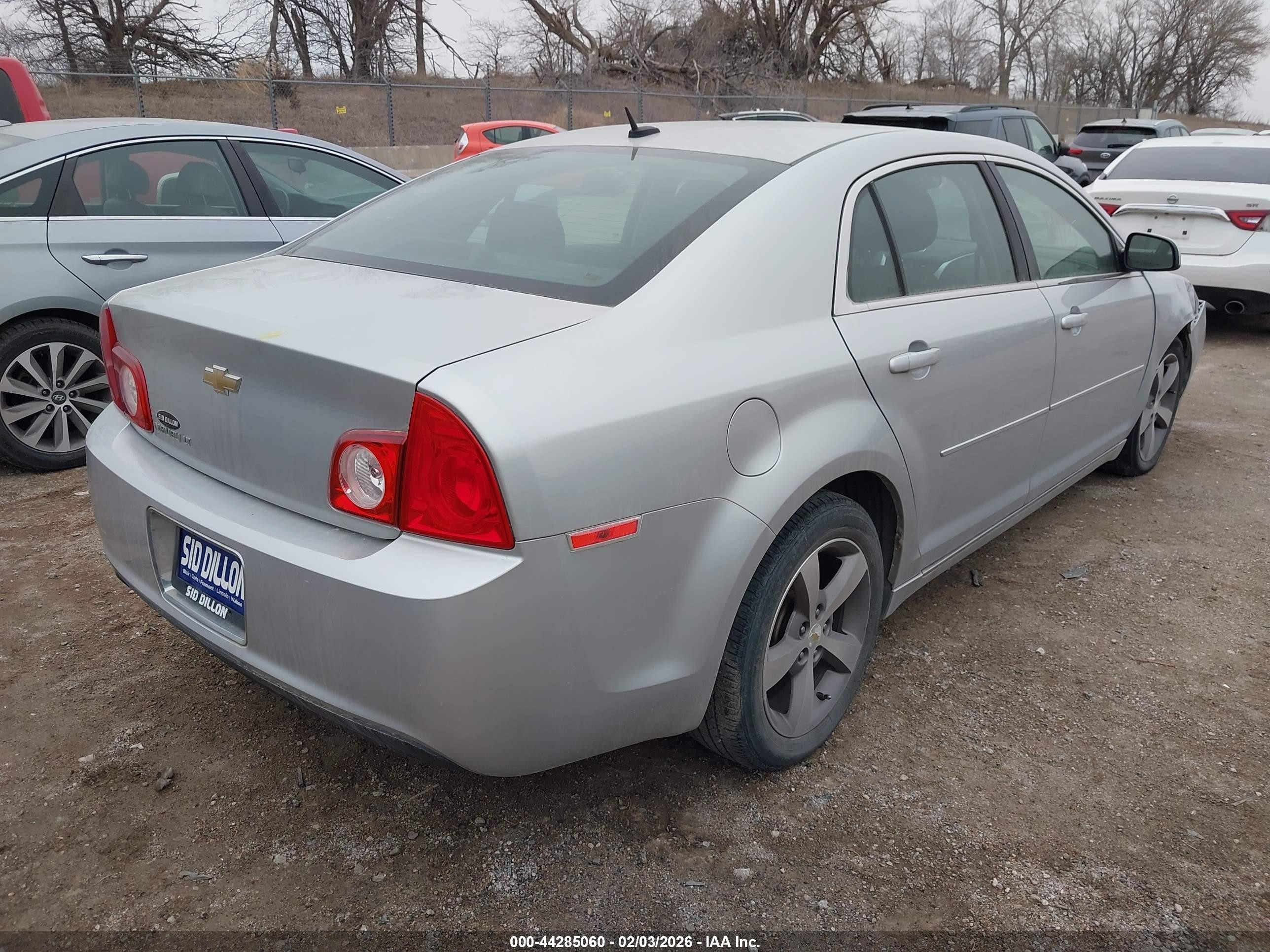 2011 Chevrolet Malibu 1lt Серебряный vin: 1G1ZC5E10BF261473