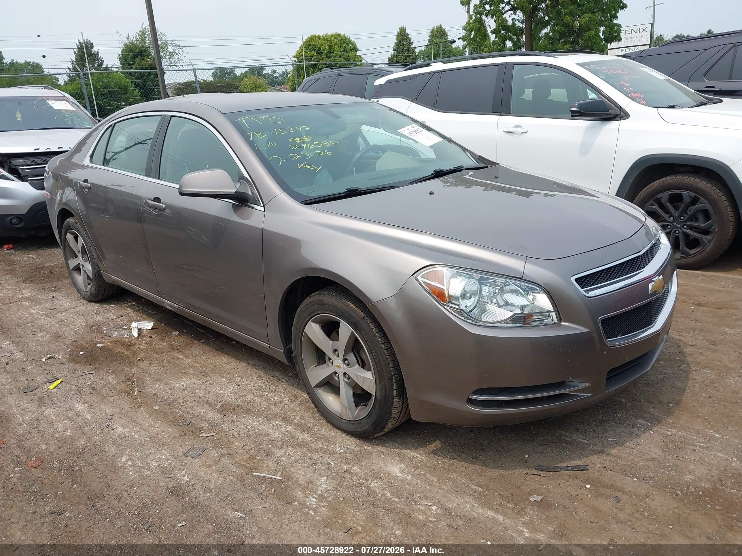 2011 Chevrolet Malibu 1lt Gray vin: 1G1ZC5E10BF296580