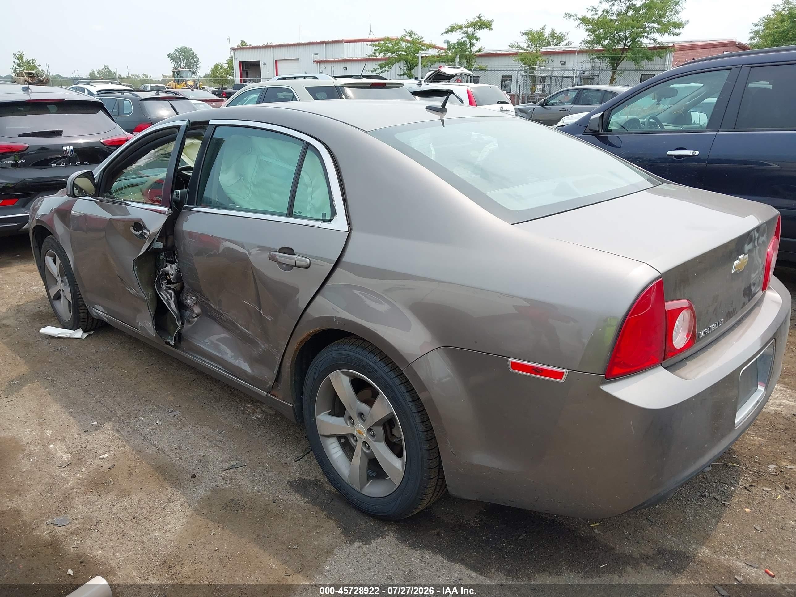 2011 Chevrolet Malibu 1lt Gray vin: 1G1ZC5E10BF296580