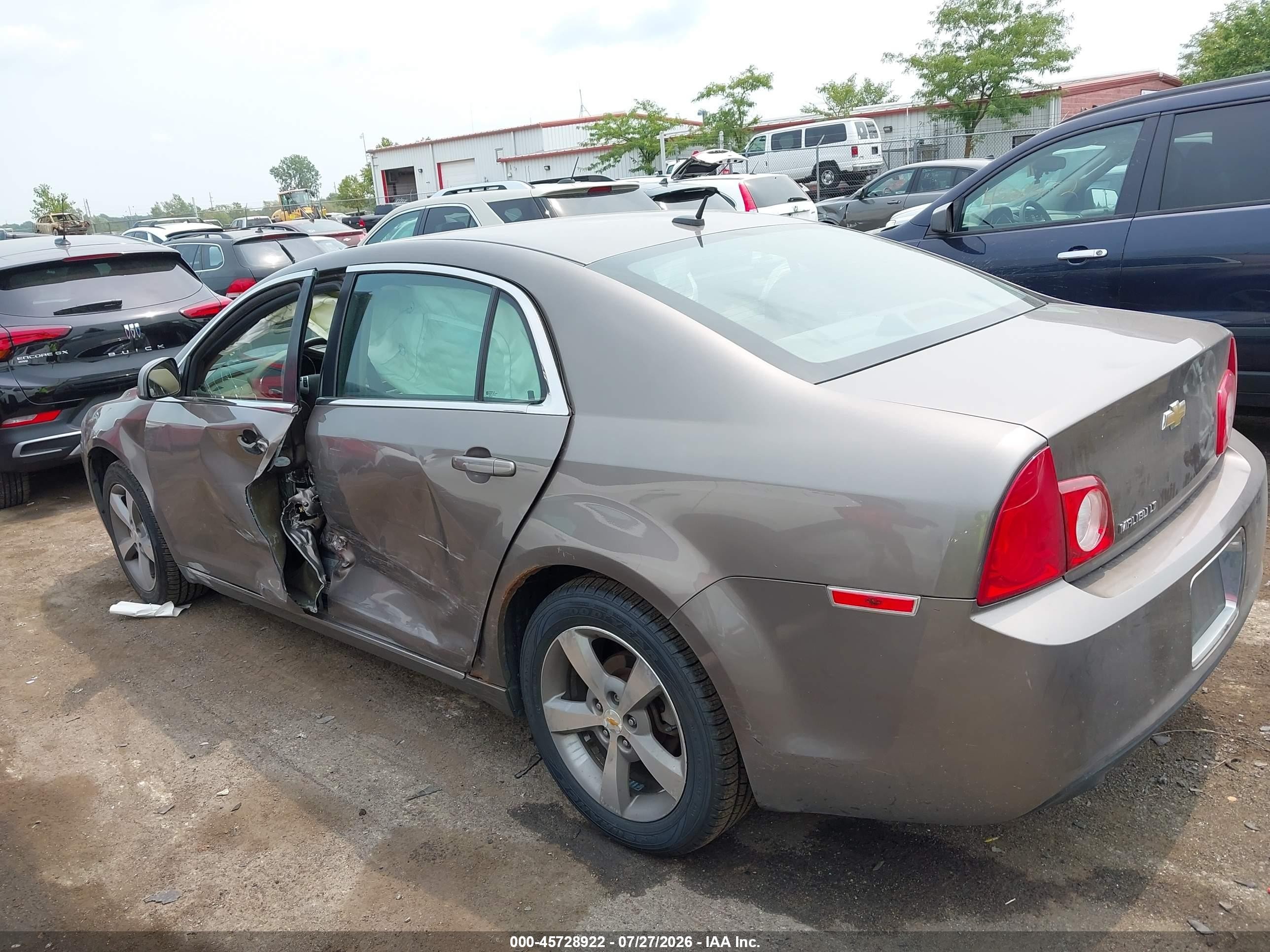 2011 Chevrolet Malibu 1lt Gray vin: 1G1ZC5E10BF296580