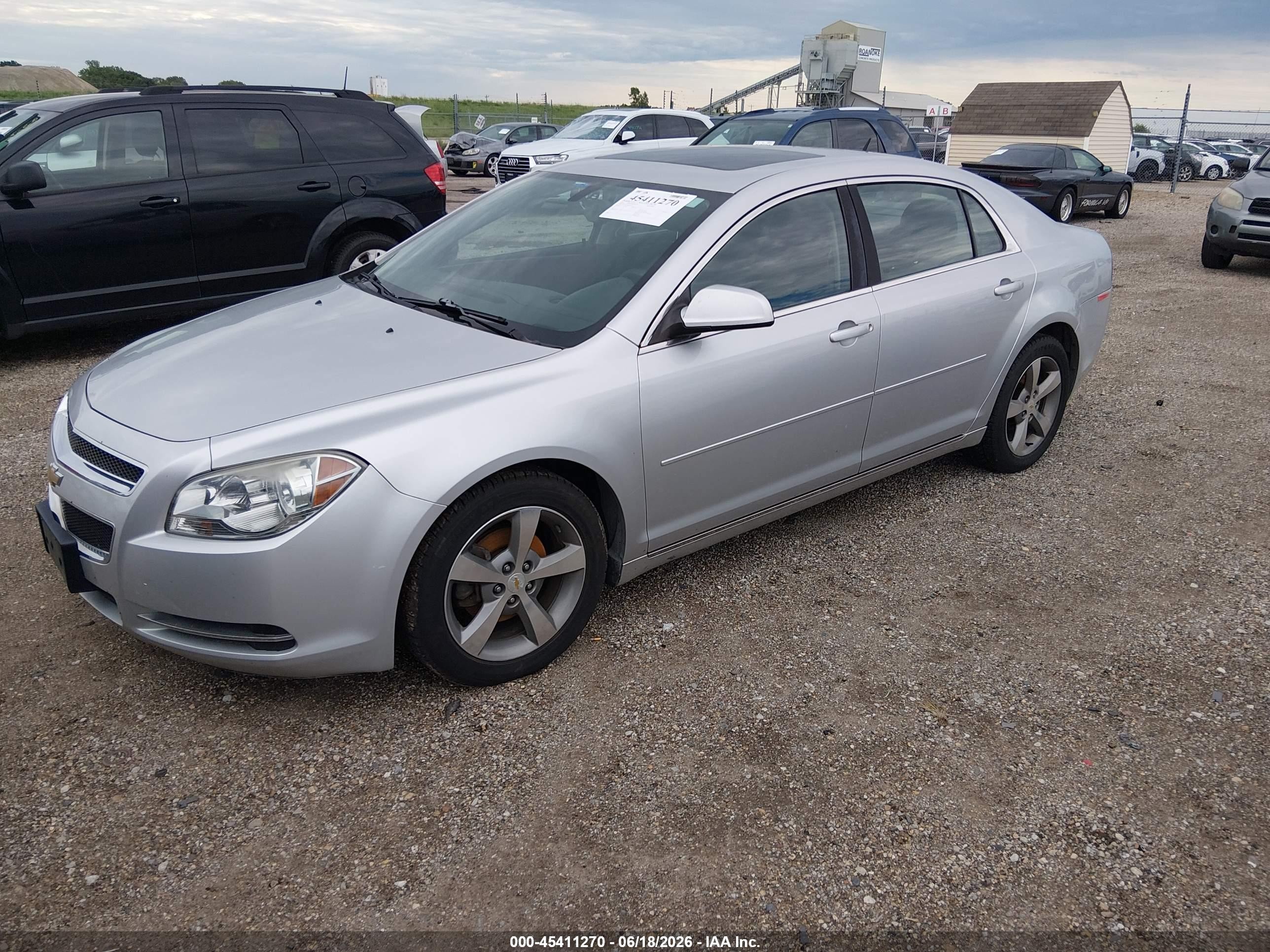 2011 Chevrolet Malibu 1lt Silver vin: 1G1ZC5E10BF351240
