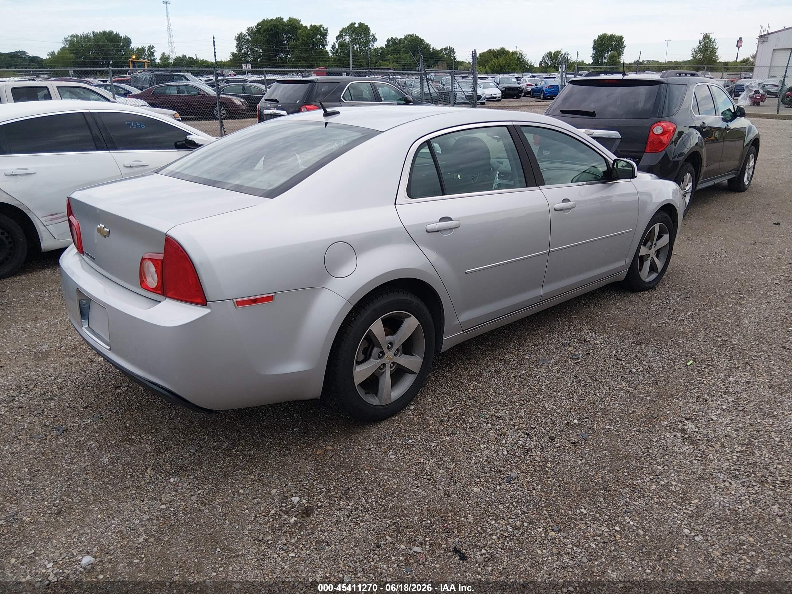 2011 Chevrolet Malibu 1lt Silver vin: 1G1ZC5E10BF351240