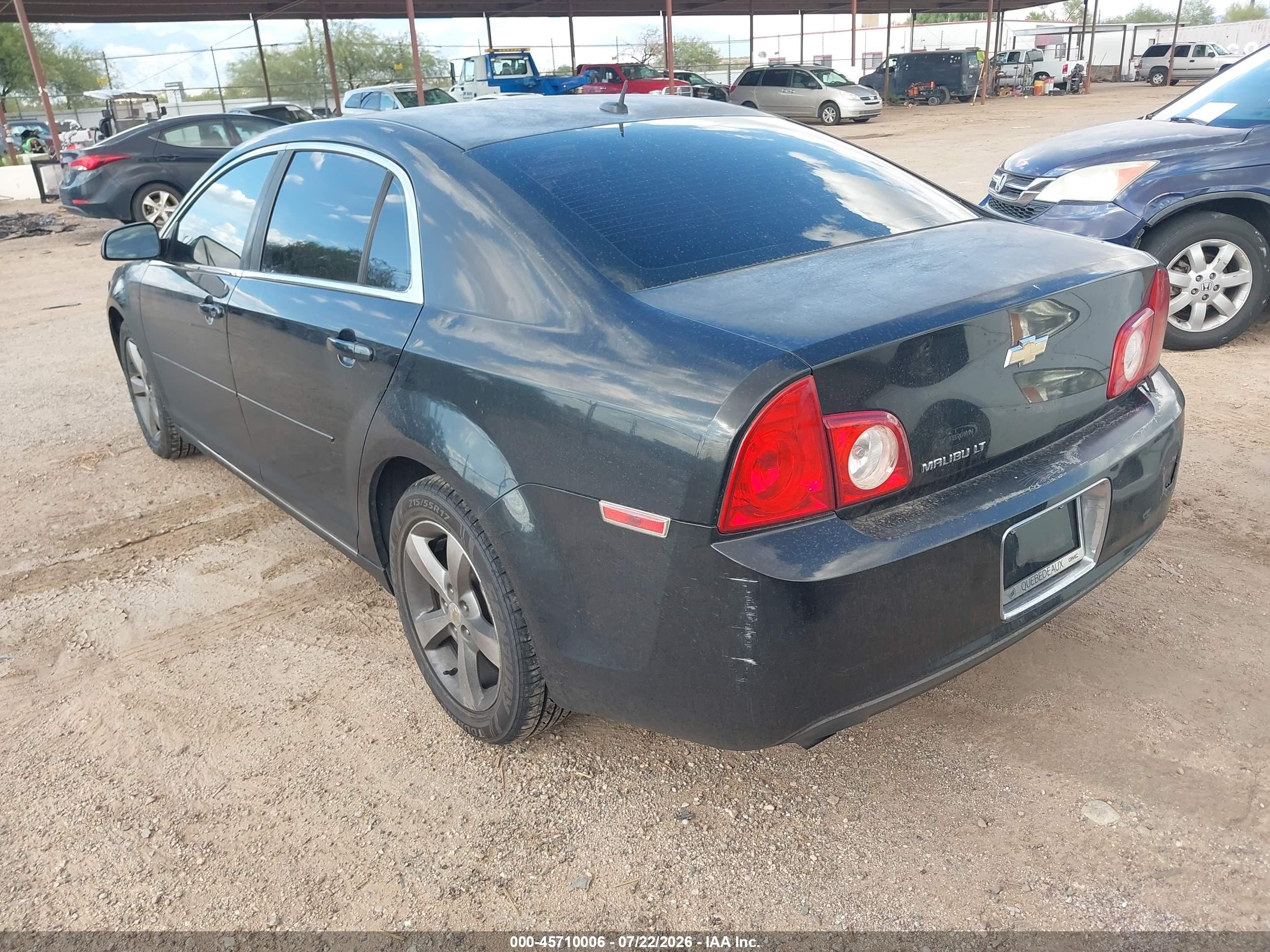 2011 Chevrolet Malibu 1lt Black vin: 1G1ZC5E11BF129094