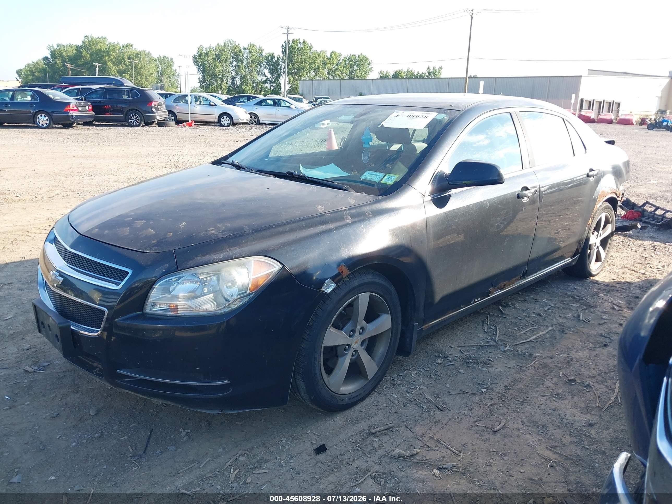 2011 Chevrolet Malibu 1lt Black vin: 1G1ZC5E11BF166114