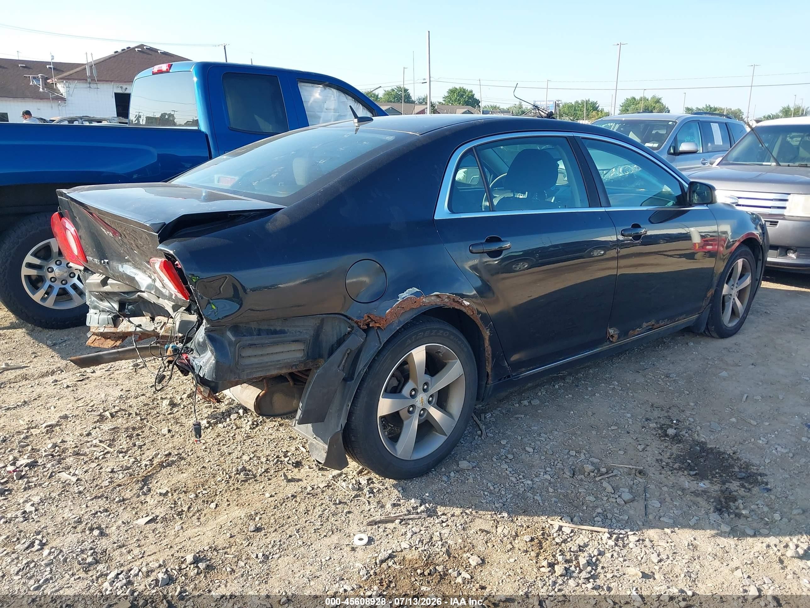 2011 Chevrolet Malibu 1lt Black vin: 1G1ZC5E11BF166114