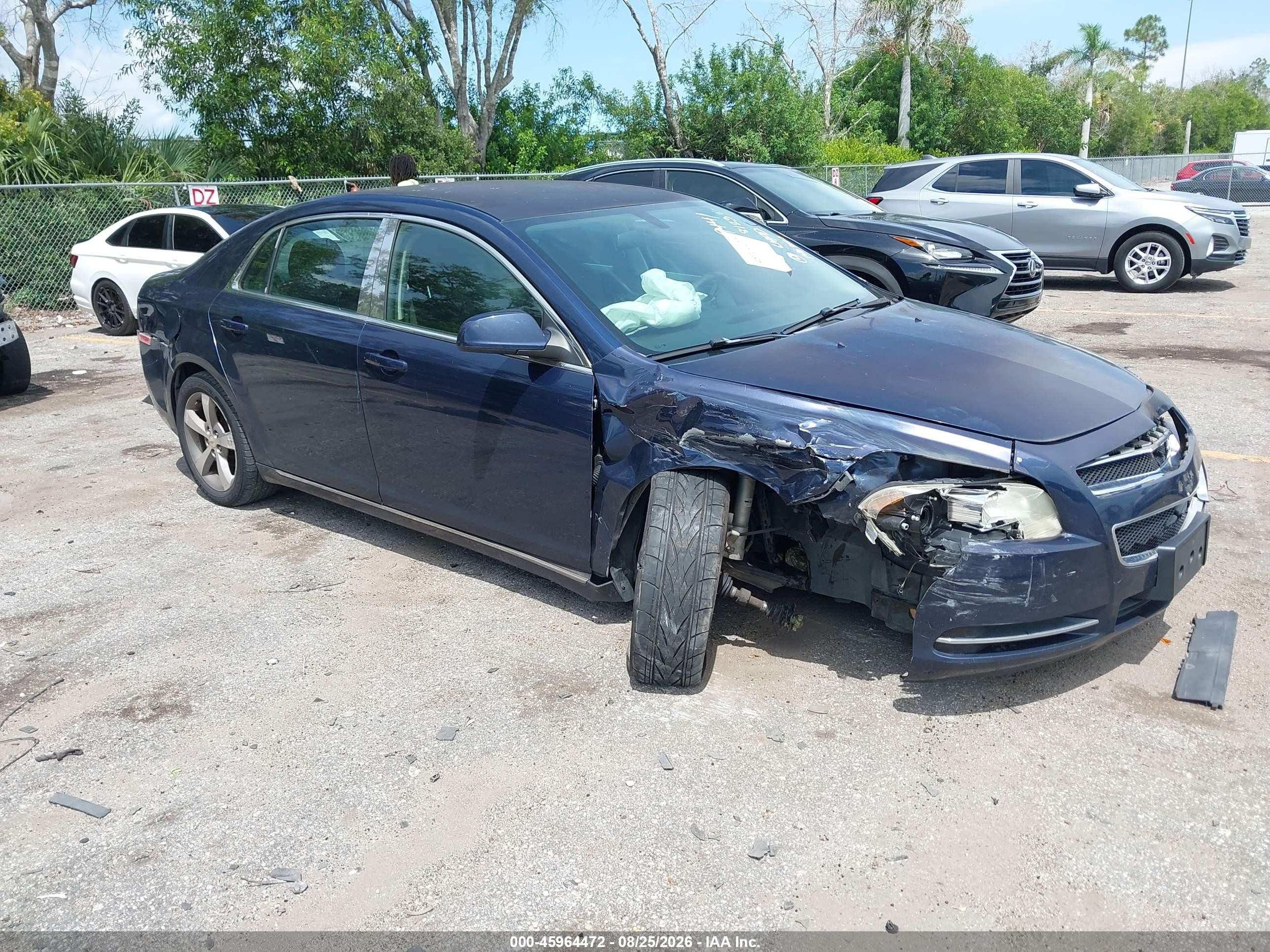 2011 Chevrolet Malibu 1lt Blue vin: 1G1ZC5E11BF369441