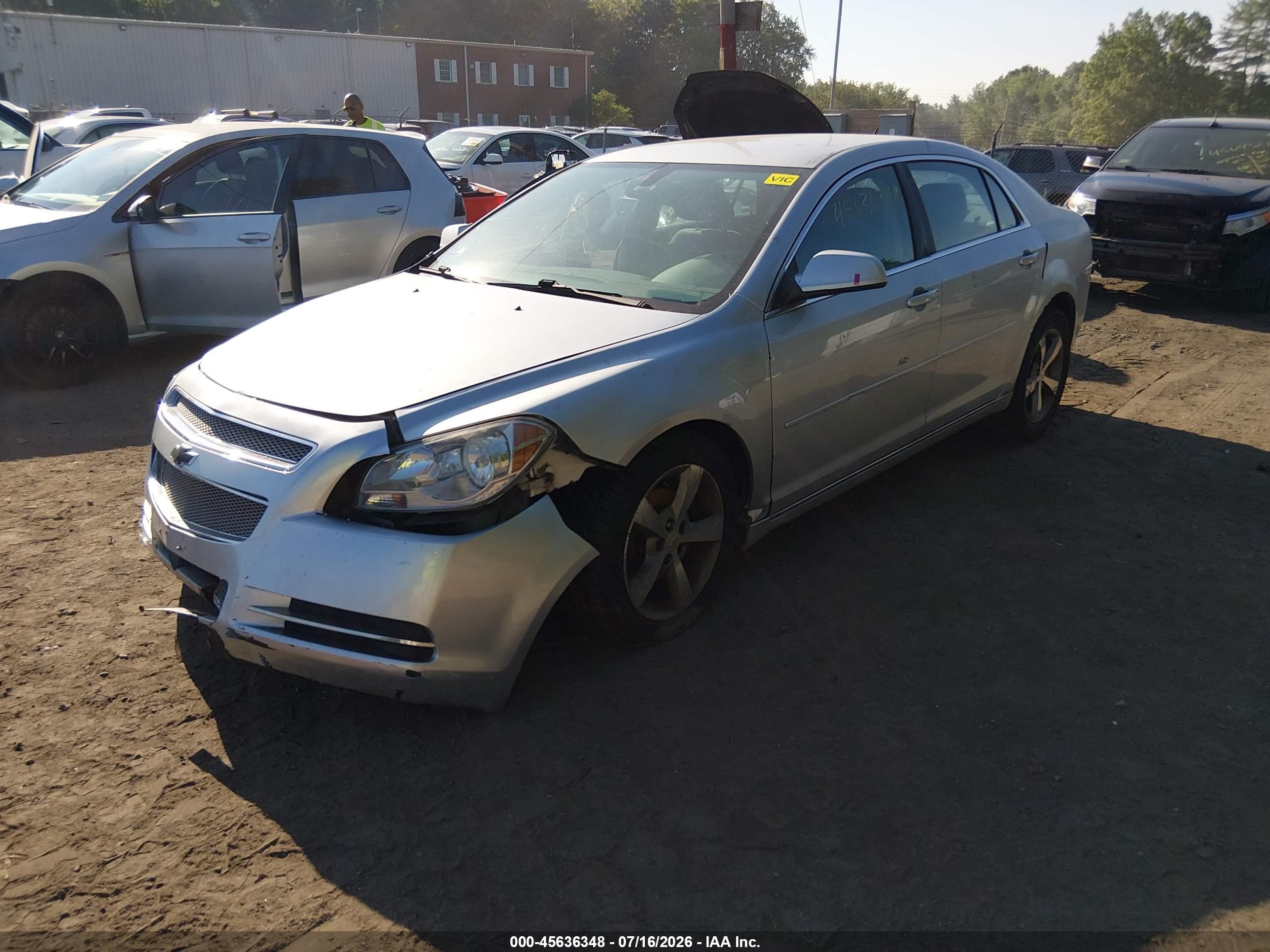 2011 Chevrolet Malibu 1lt Silver vin: 1G1ZC5E12BF107444